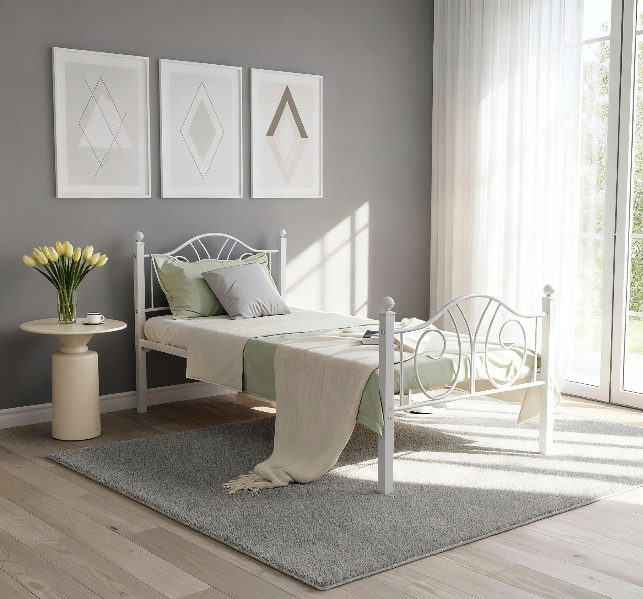 OTTO home Metallbett "LUND Landhausbett Bett Märchenbett Prinzessinbett" Tr günstig online kaufen
