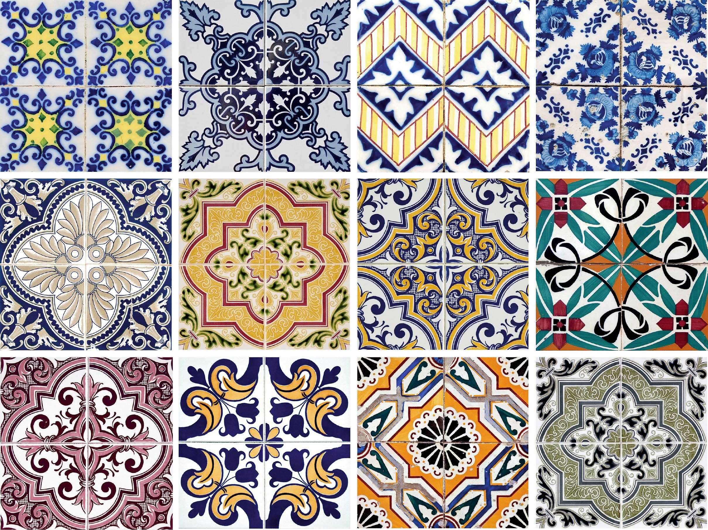 OTTO home Fliesenaufkleber "Ornamente" Stickerfliesen, selbstklebend, Sticker, 12er Set