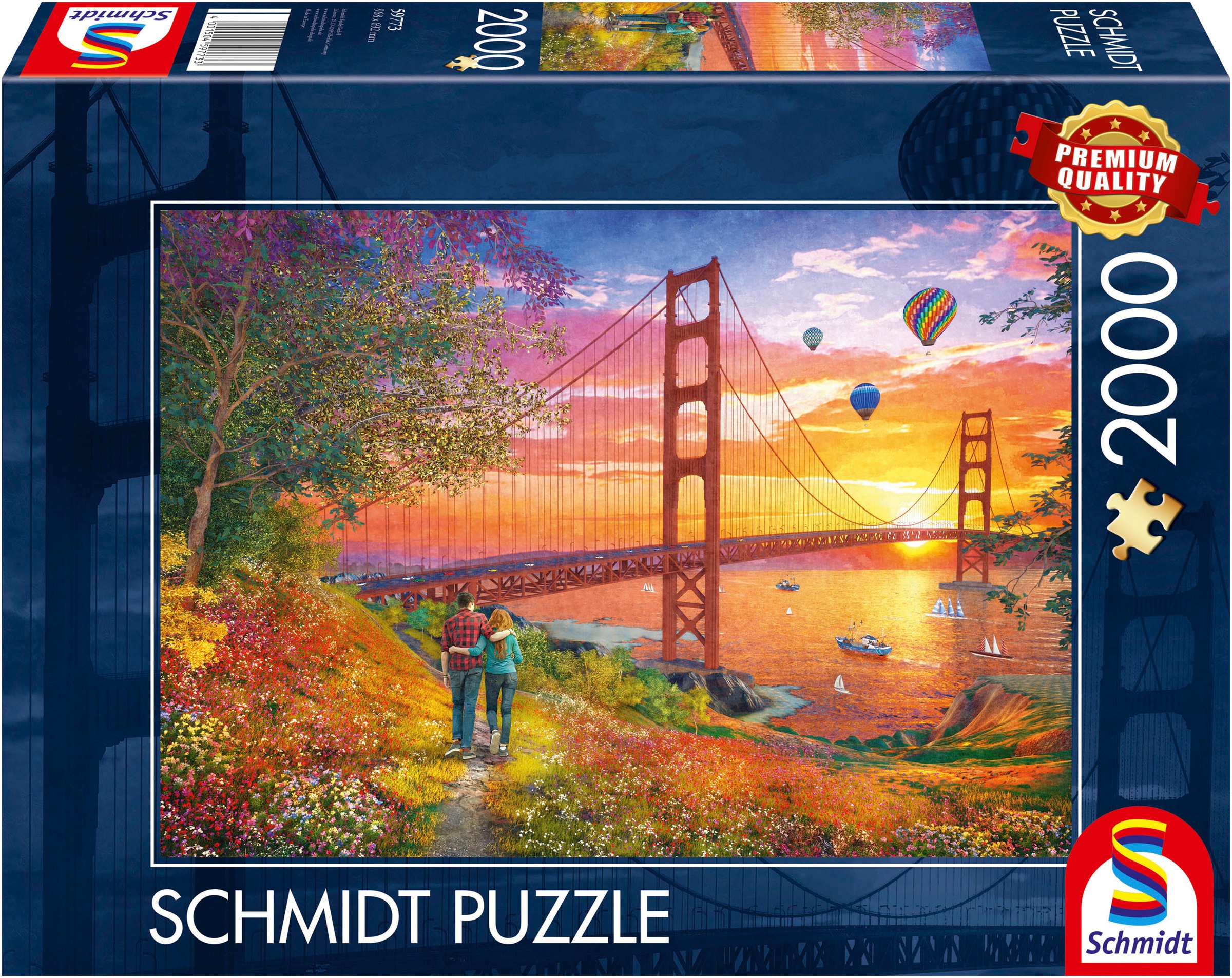 Schmidt Spiele Puzzle »Spaziergang zur Golden Gate Bridge«
