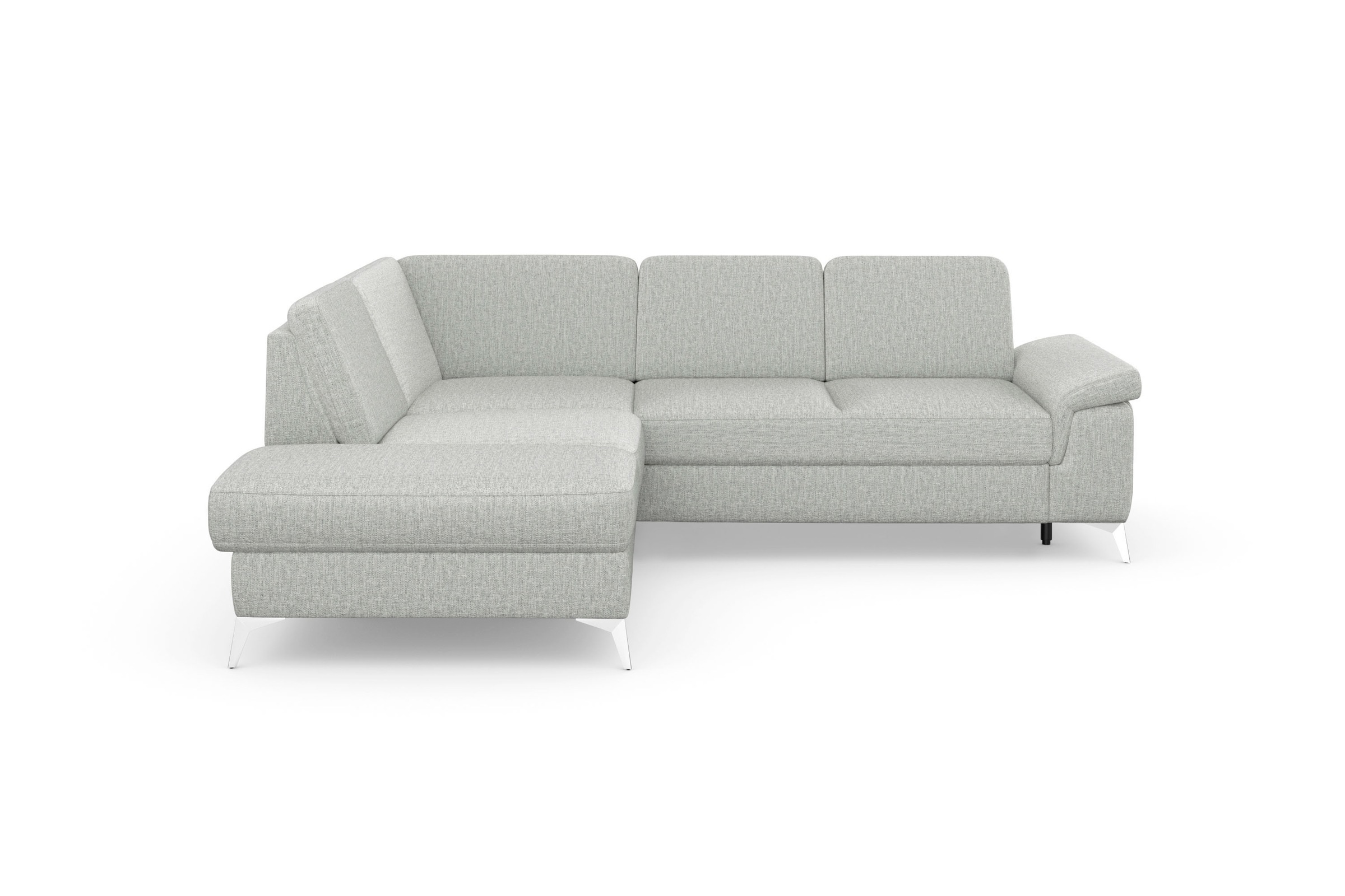 sit&more Ecksofa »Padua L-Form«, inklusive Sitztiefenverstellung, Armteilfunktion und Federkern