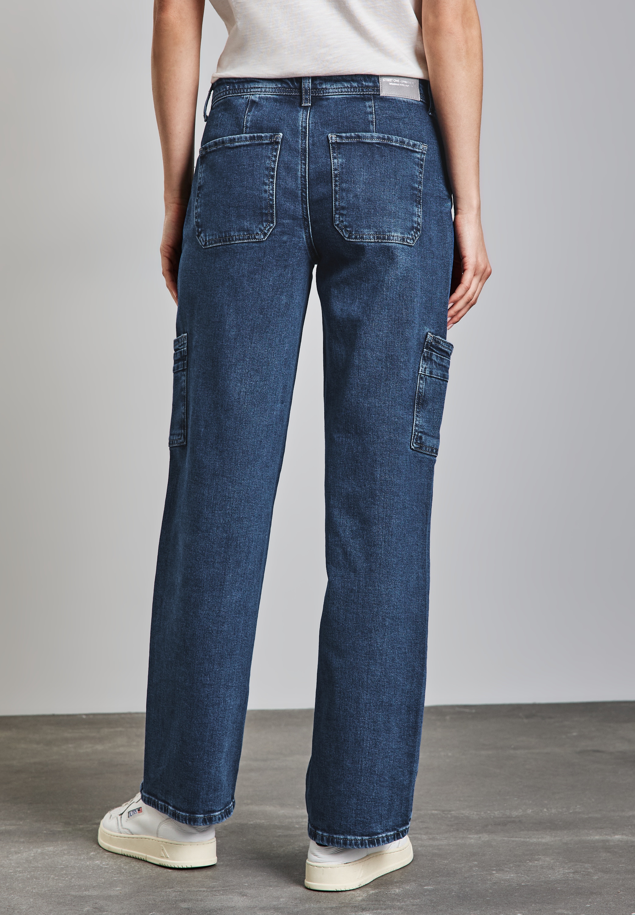 STREET ONE Straight-Jeans, Middle Waist günstig online kaufen