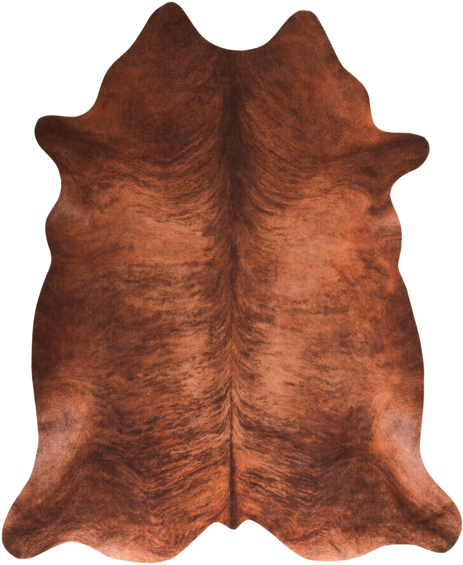 Andiamo Fellteppich "Amarillo" fellförmig 4 mm Höhe Kunstfell, gedruckte Ku günstig online kaufen