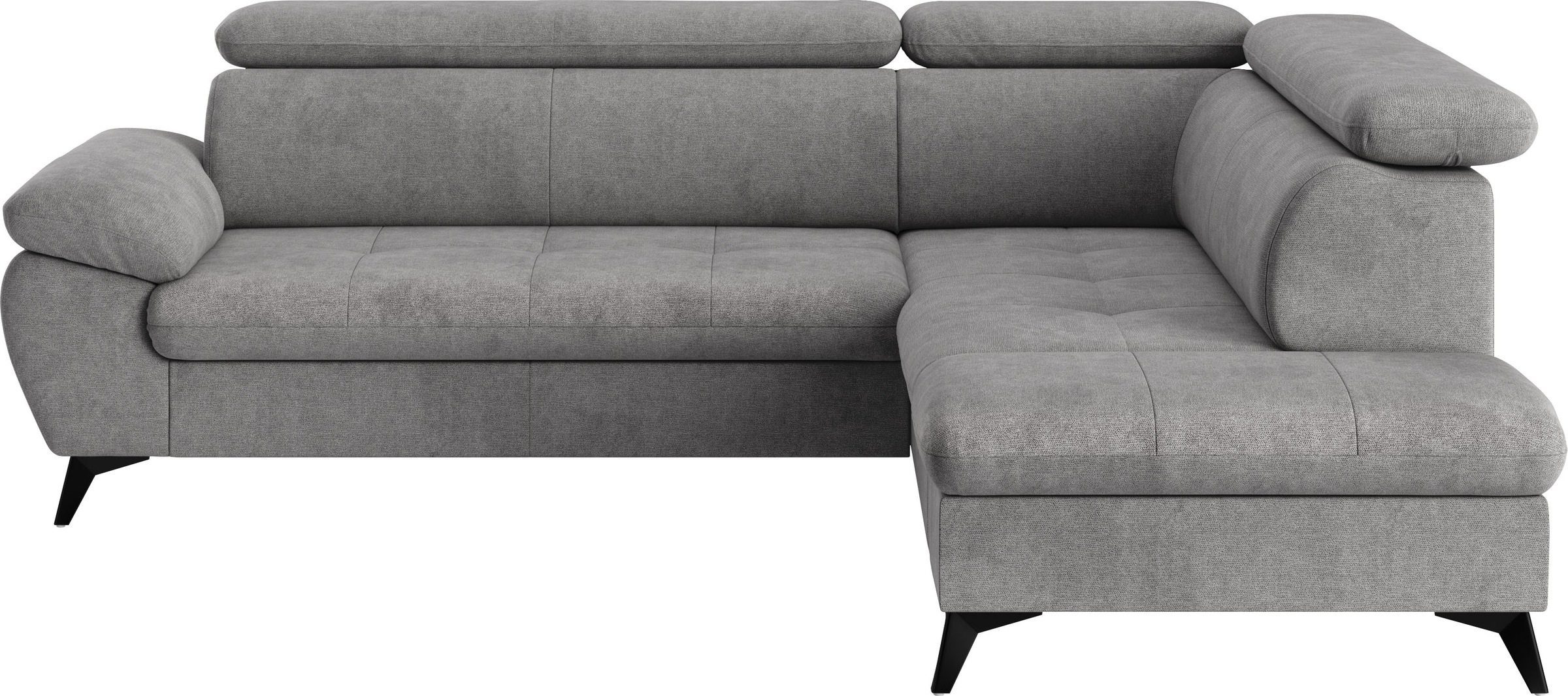 COTTA Ecksofa "Hudson L-Form, B: 256 cm" mit Kopfteilverstellung, optional günstig online kaufen