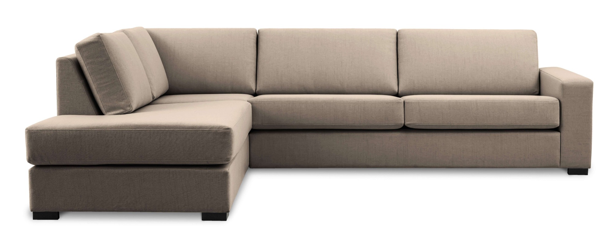 Home affaire Ecksofa "Branwell", Breite 304 cm, Struktur fein, mit Wellenun günstig online kaufen