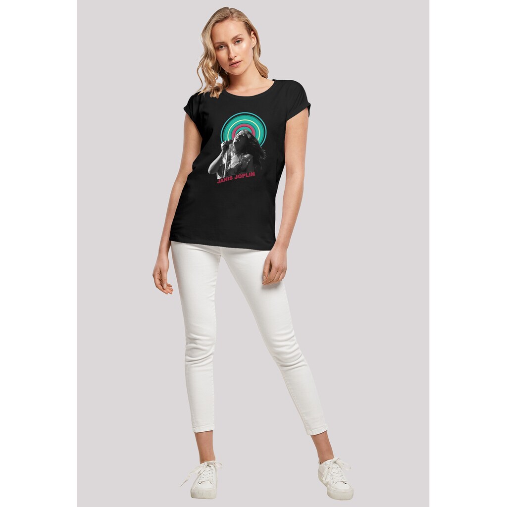 F4NT4STIC T-Shirt »Janis Joplin Halo Photo'«