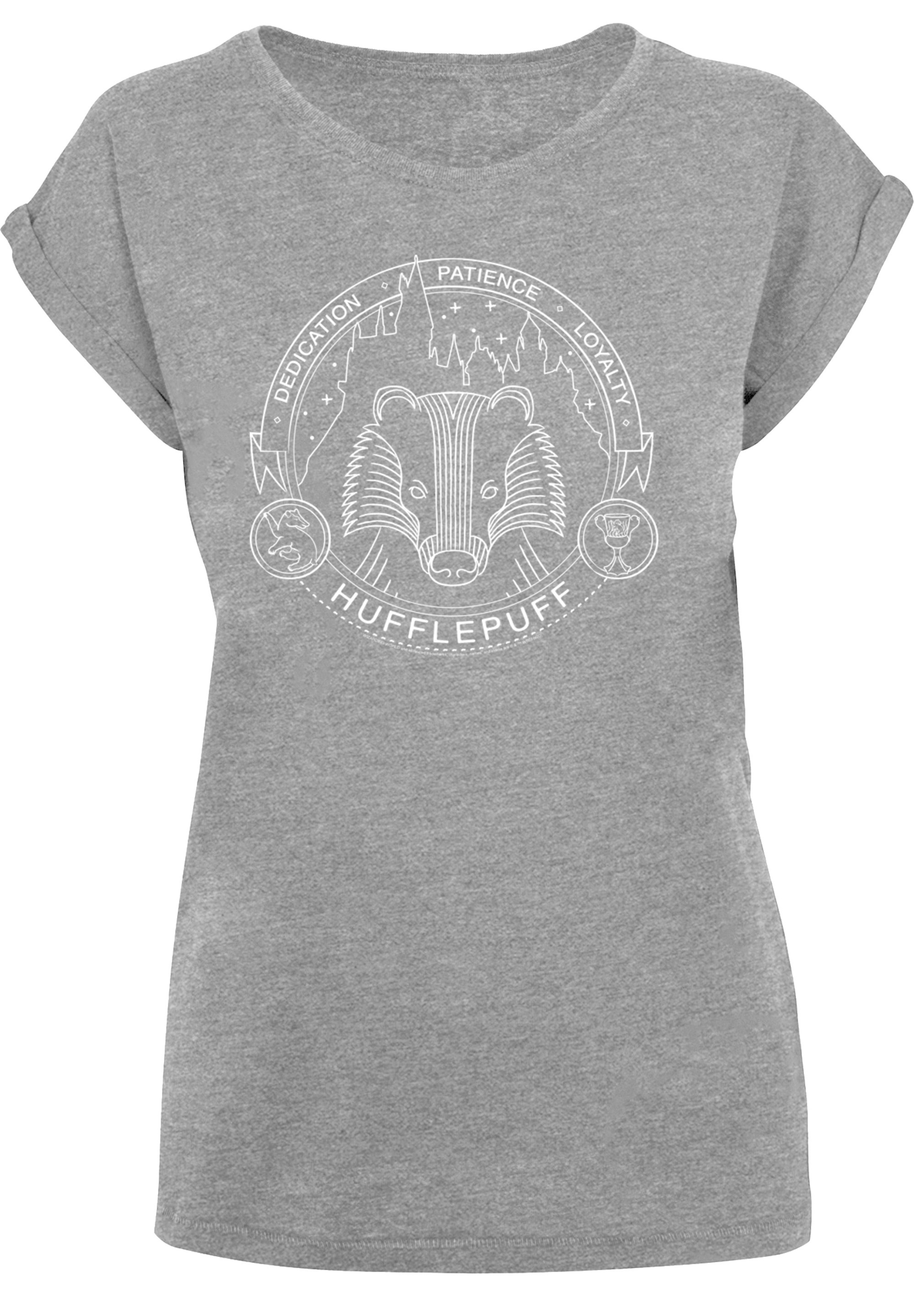 F4NT4STIC T-Shirt »Harry Potter Hufflepuff Seal«, Print