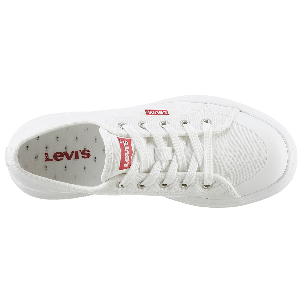 Levi's® Kids Sneaker »MAUI LIGHT«, mit Gummi beschichtete Vorderkappe, Freizeitschuh, Halbschuh, Schnürer