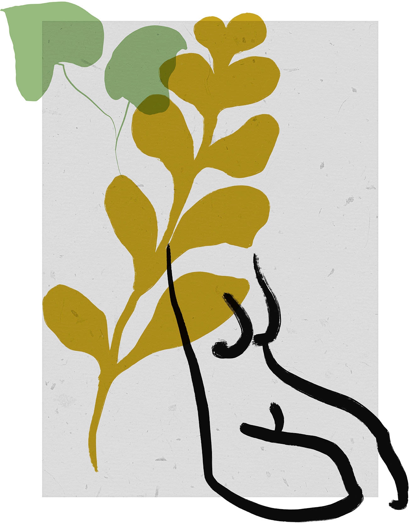 Komar Bild "Femme du paradis" Natur 1 Stk. tlg. Wandbild zur Dekoration - o günstig online kaufen