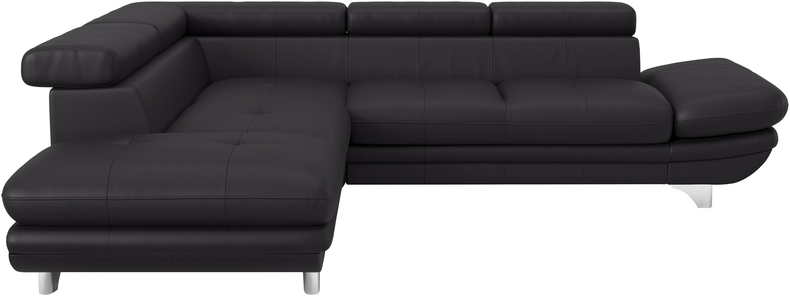 Thumbnail - COTTA Ecksofa "Enterprise L-Form" mit Arm- & Kopfteilverstellung, wahlweise mit Bettfunktion