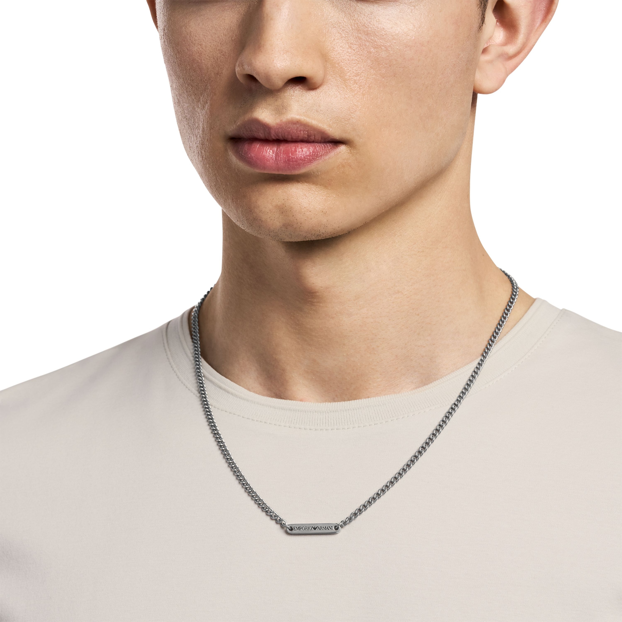 Emporio Armani Kette mit Anhänger »Schmuck Geschenk Edelstahl, EGS3188040«