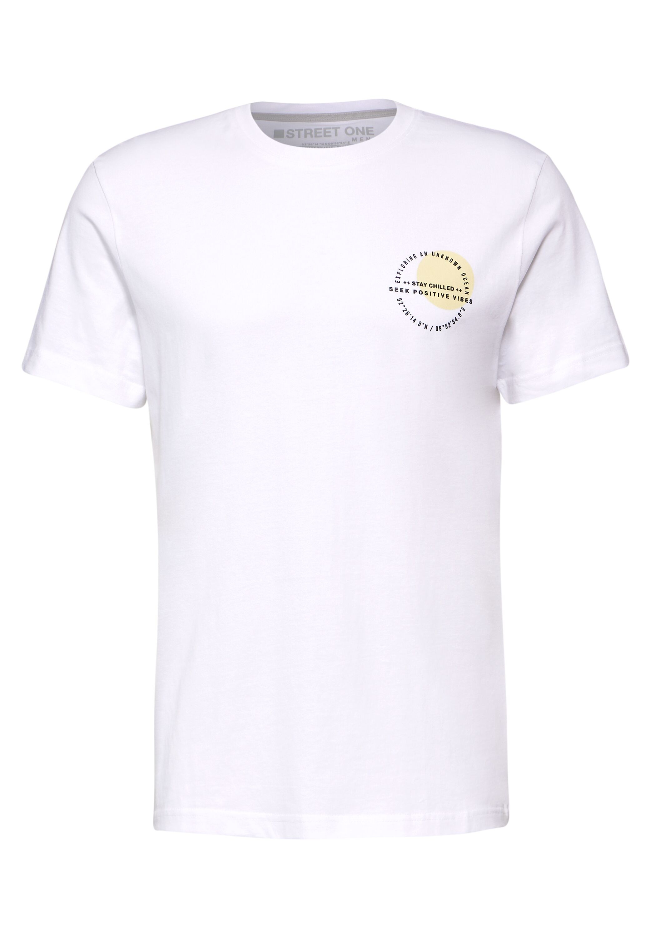 STREET ONE MEN T-Shirt, aus reiner Baumwolle