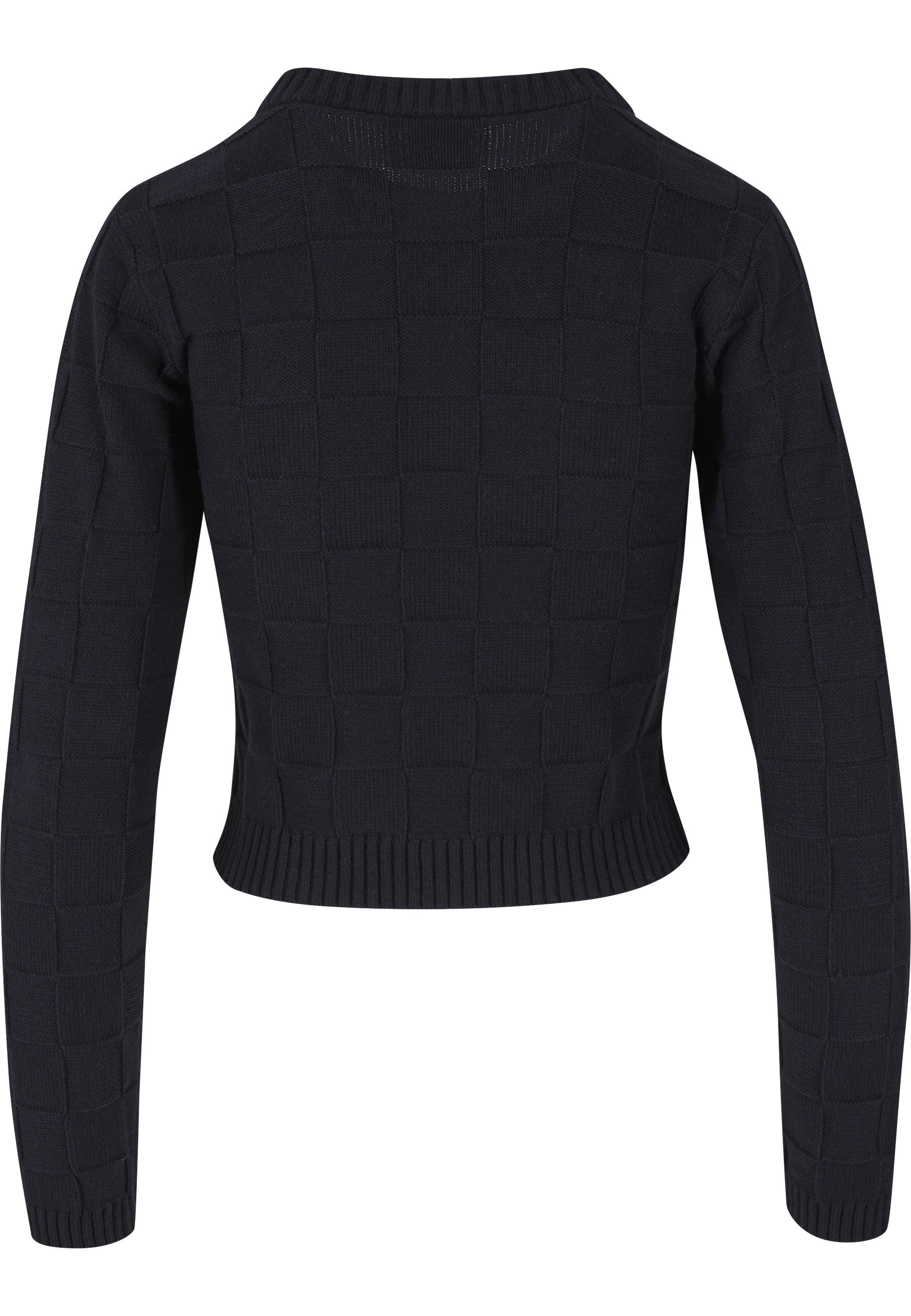 URBAN CLASSICS Sweatshirt »Urban Classics Damen Ladies Check Knit Sweater«, 1 Stk.
