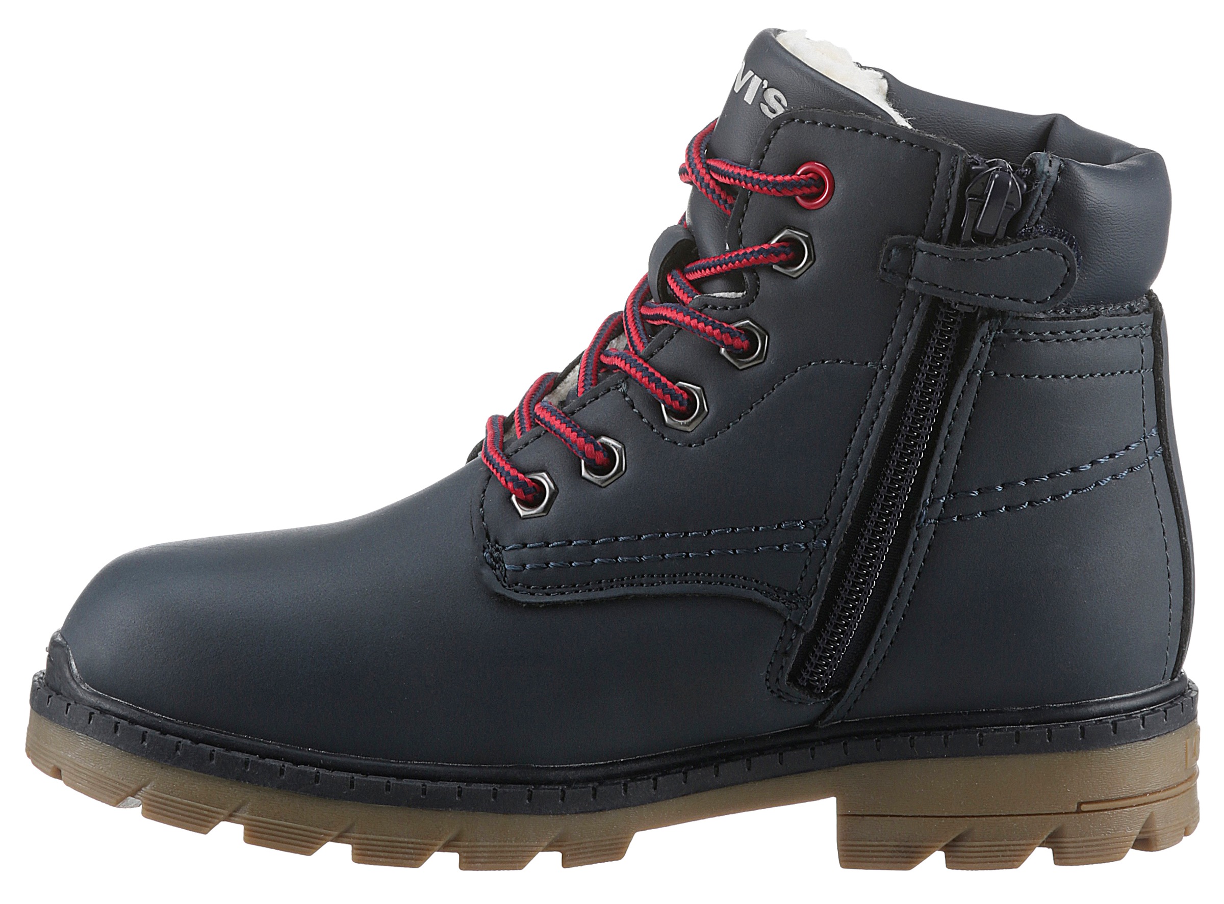 Levi's® Kids Winterboots »LEVIS® NEW FORREST FUR«, Schnürboots, Outdoorschuh mit praktischem Innenreißverschluss
