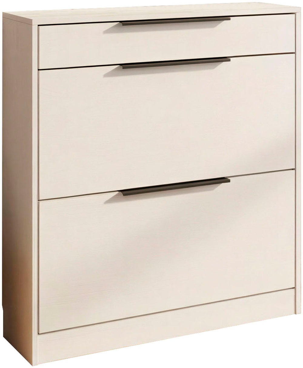 borchardt Möbel Schuhschrank »Tom, Breite 89cm, bis Schuhgröße 44« Metallgriffe, 1 Schubfach, 2 Klappen