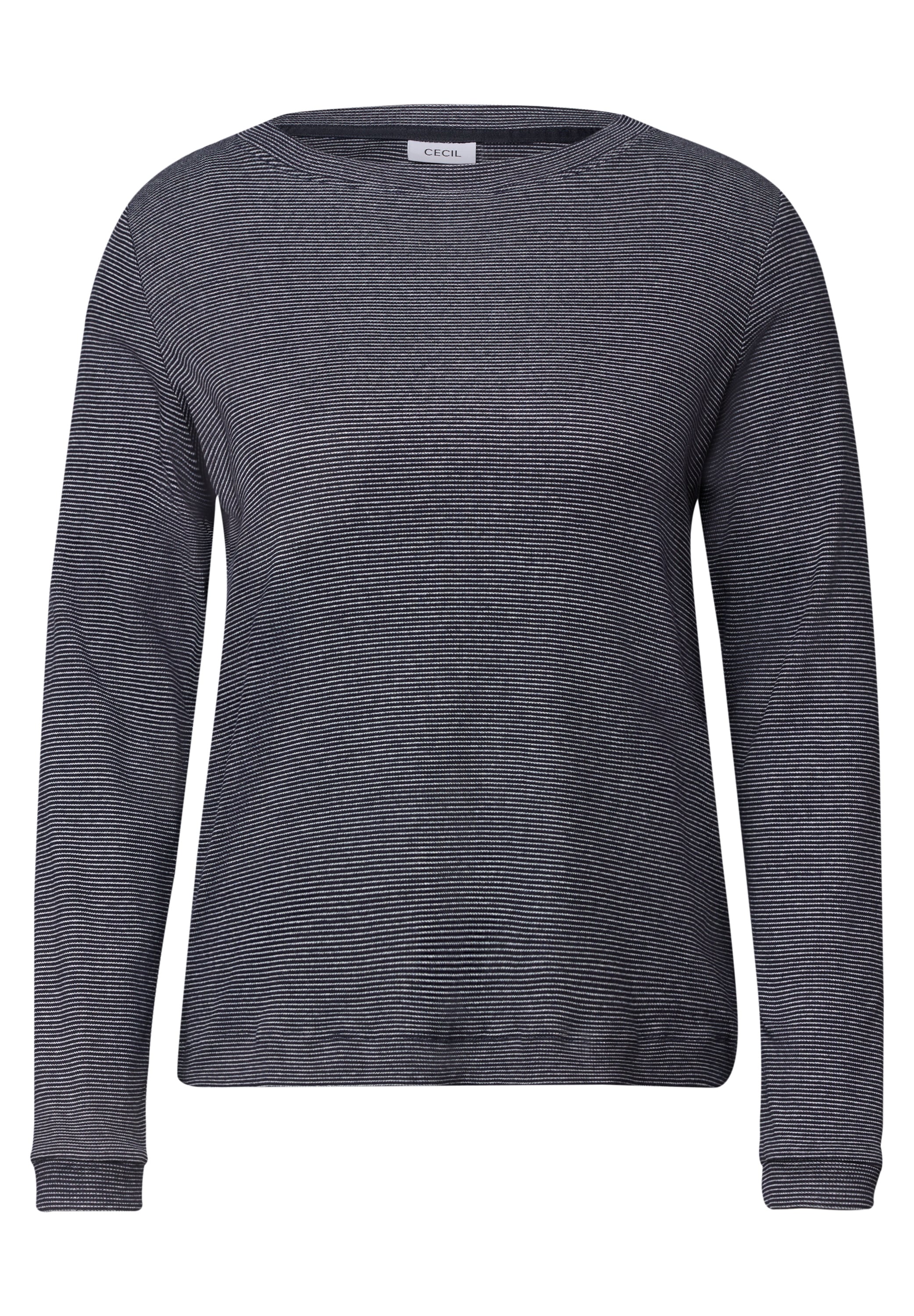 Cecil Langarmshirt aus Baumwolle mit Stretchante