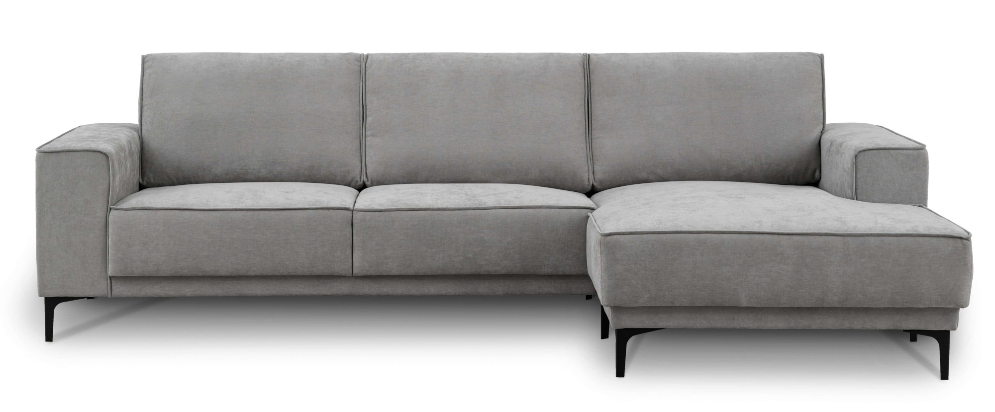 Places of Style Ecksofa "Polsterecke Oland, Struktur, Flachgewebe, Luxus-Mi günstig online kaufen