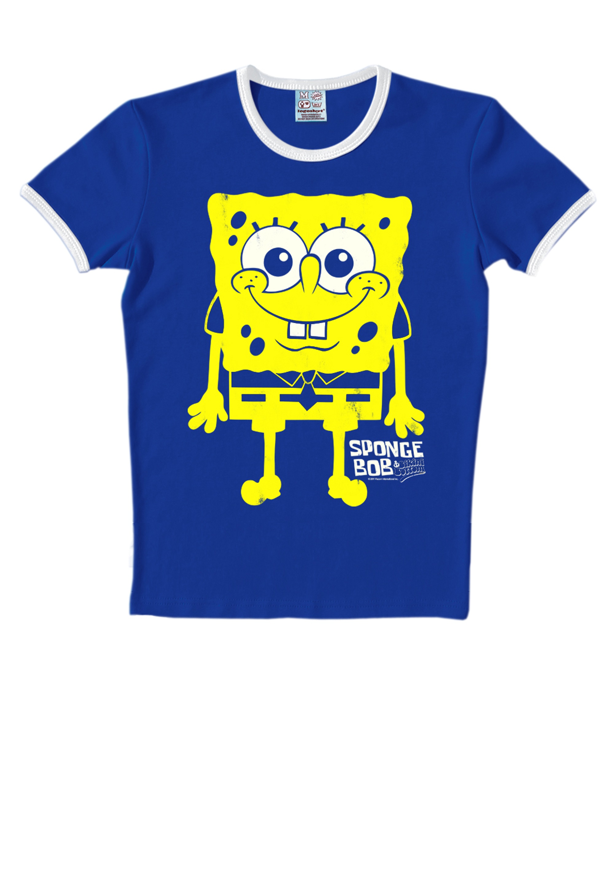 LOGOSHIRT T-Shirt »Spongebob«, mit Spongebob Schwammkopf-Print