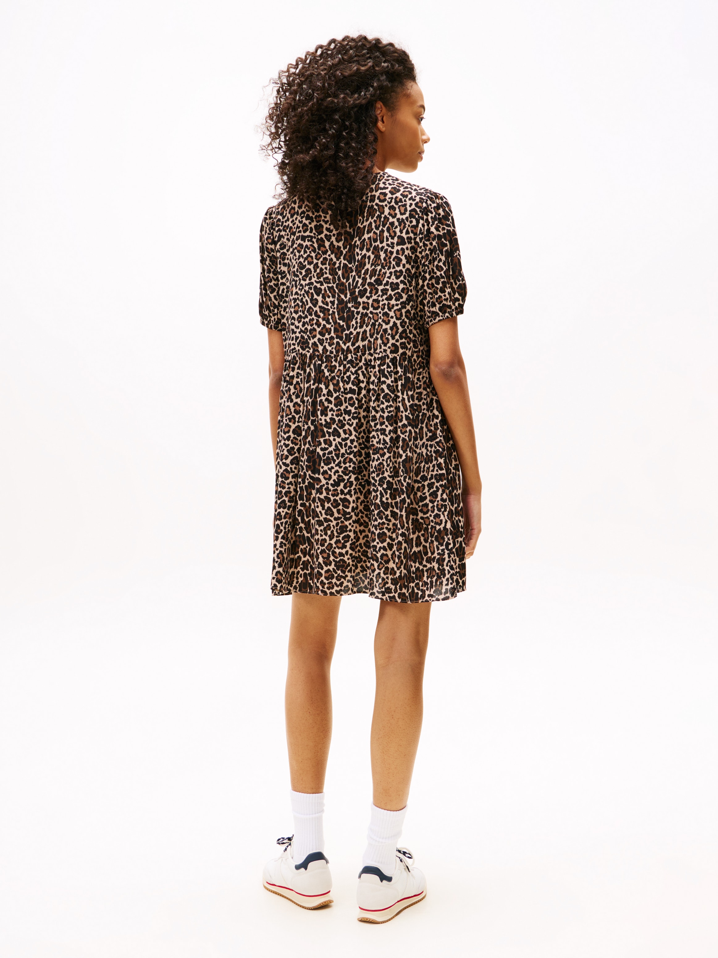 Tommy Jeans A-Linien-Kleid »TJW TIE DETAIL MINI DRESS«