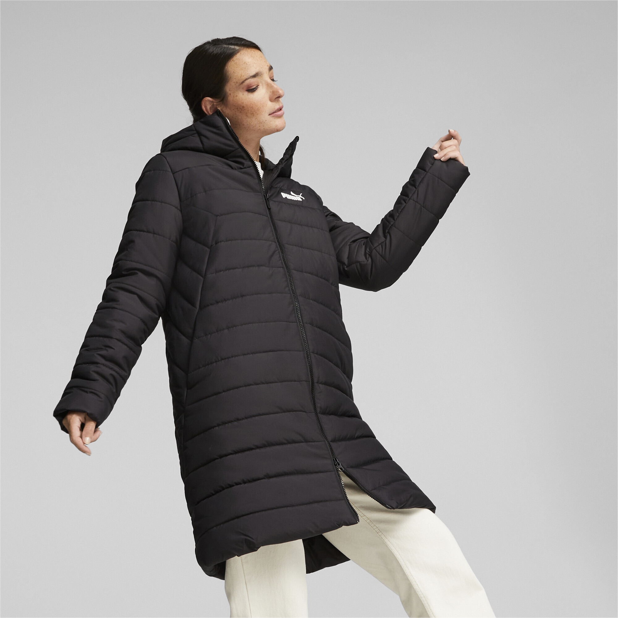 PUMA Winterjacke »Essentials gefütterter Mantel Damen« für BAUR | kaufen