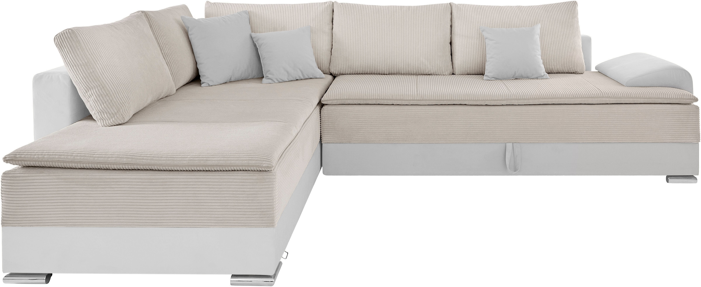 INOSIGN Ecksofa »Night & Day L-Form«, mit Boxspring Bettfunktion 180x200 cm, Dauerschläfer