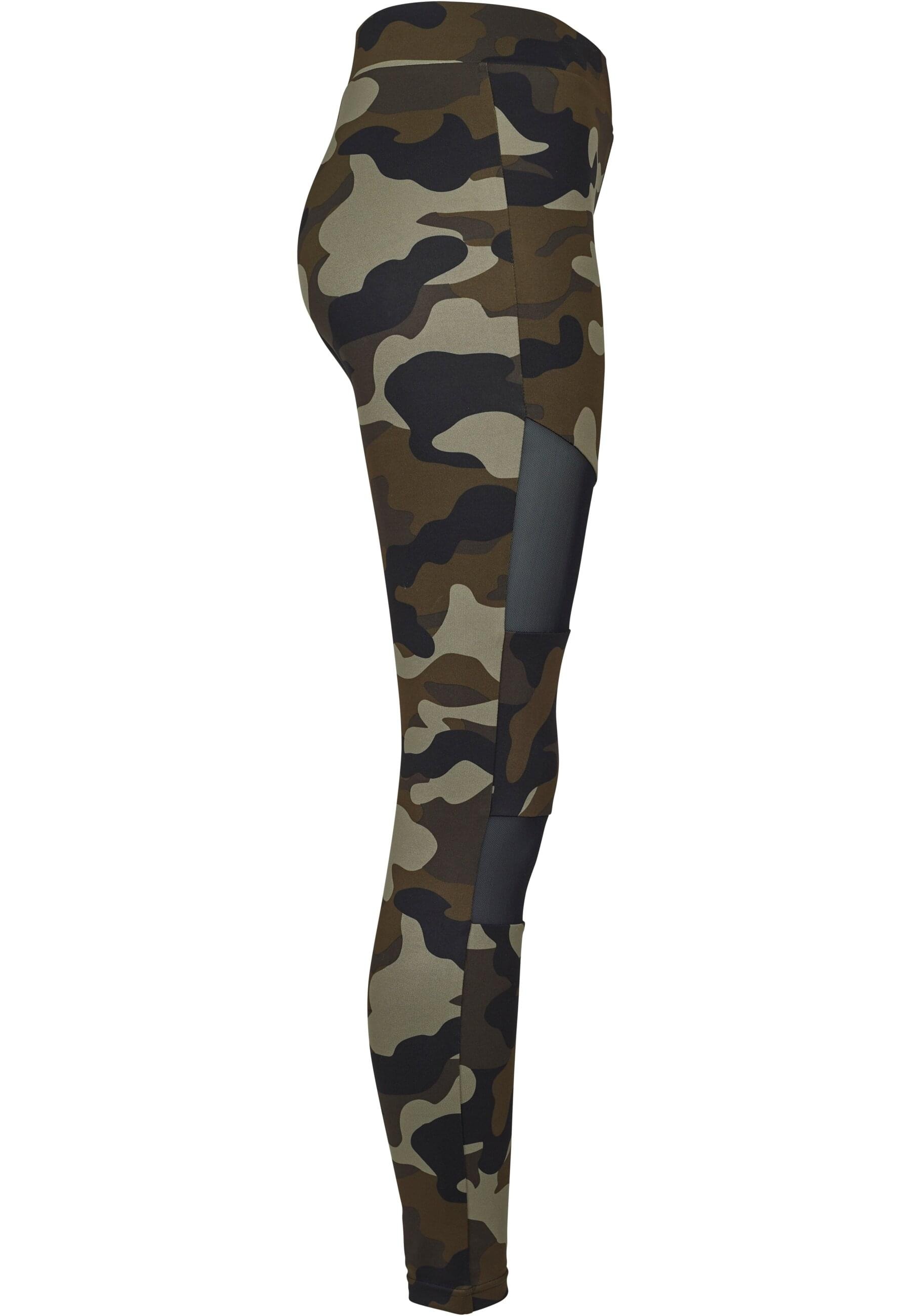 URBAN CLASSICS Leggings »Urban Classics Damen Ladies Camo Tech Mesh Leggings«, (1 tlg.)