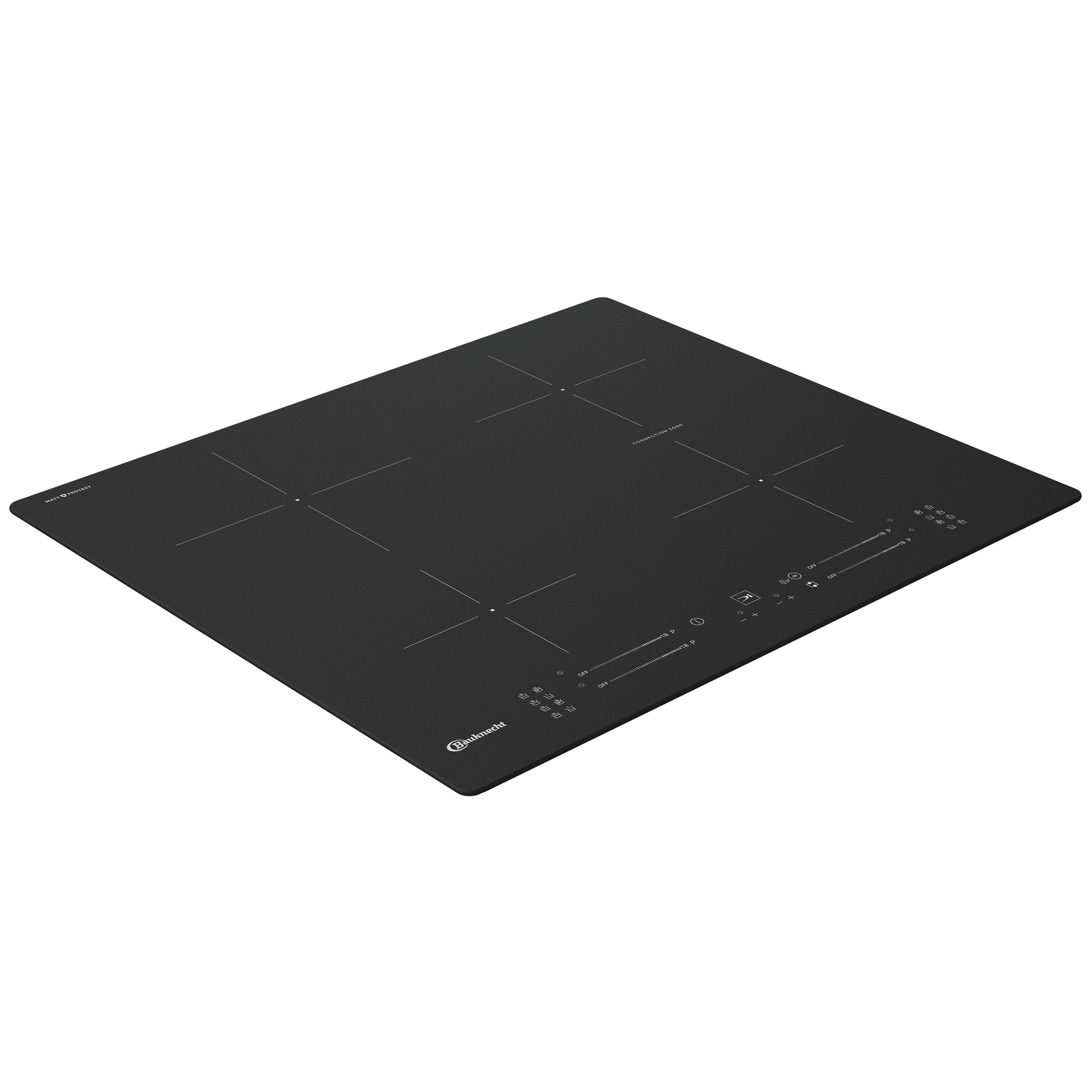BAUKNECHT Induktions-Kochfeld »BKS2560BFBM« MattProtect–kratzfestes Mattglas mit 3× höherer Widerstandsfähigkeit.