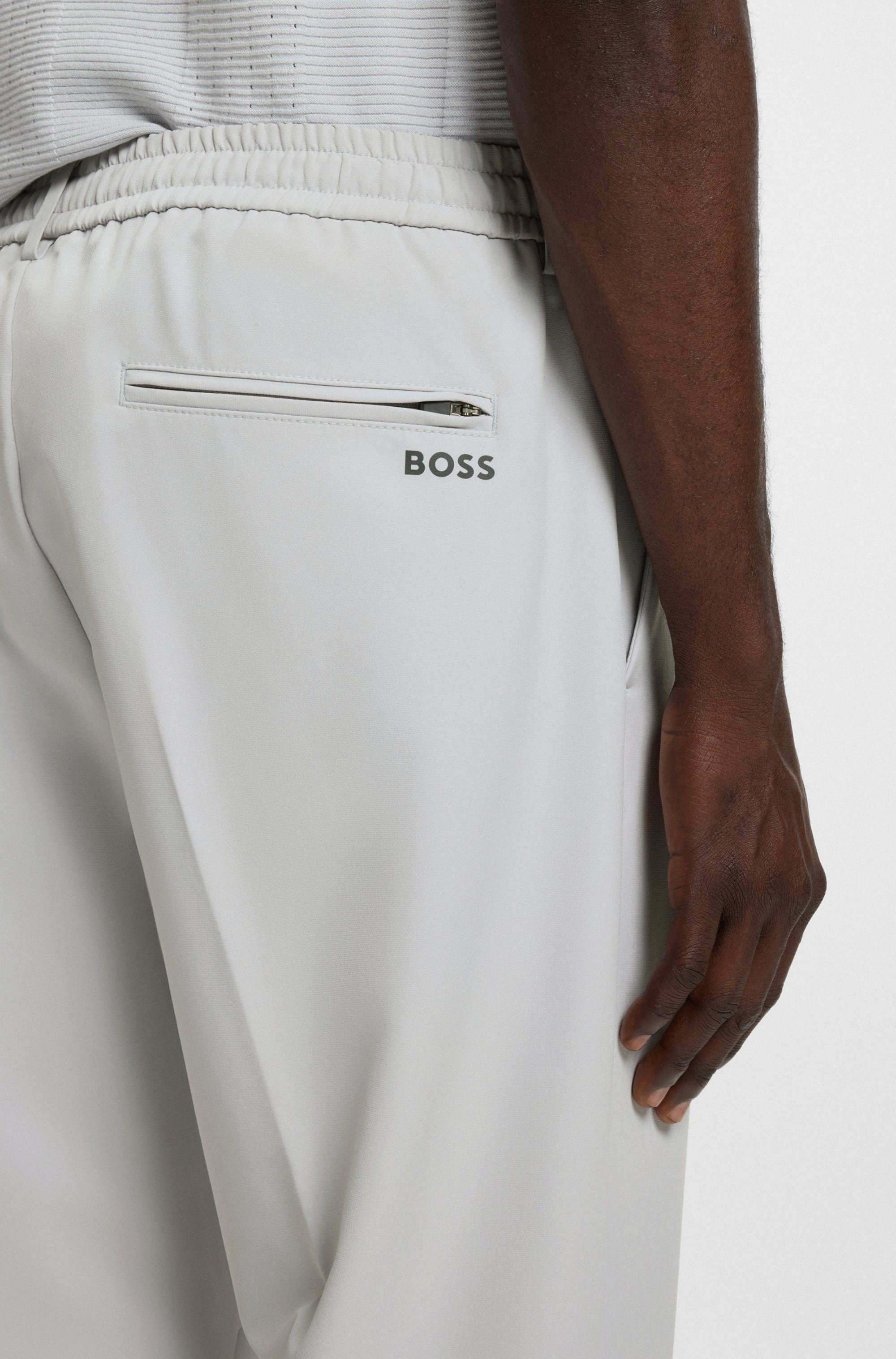 BOSS GREEN Webhose "T Convert", mit elastischem Bund und Kordelzug günstig online kaufen