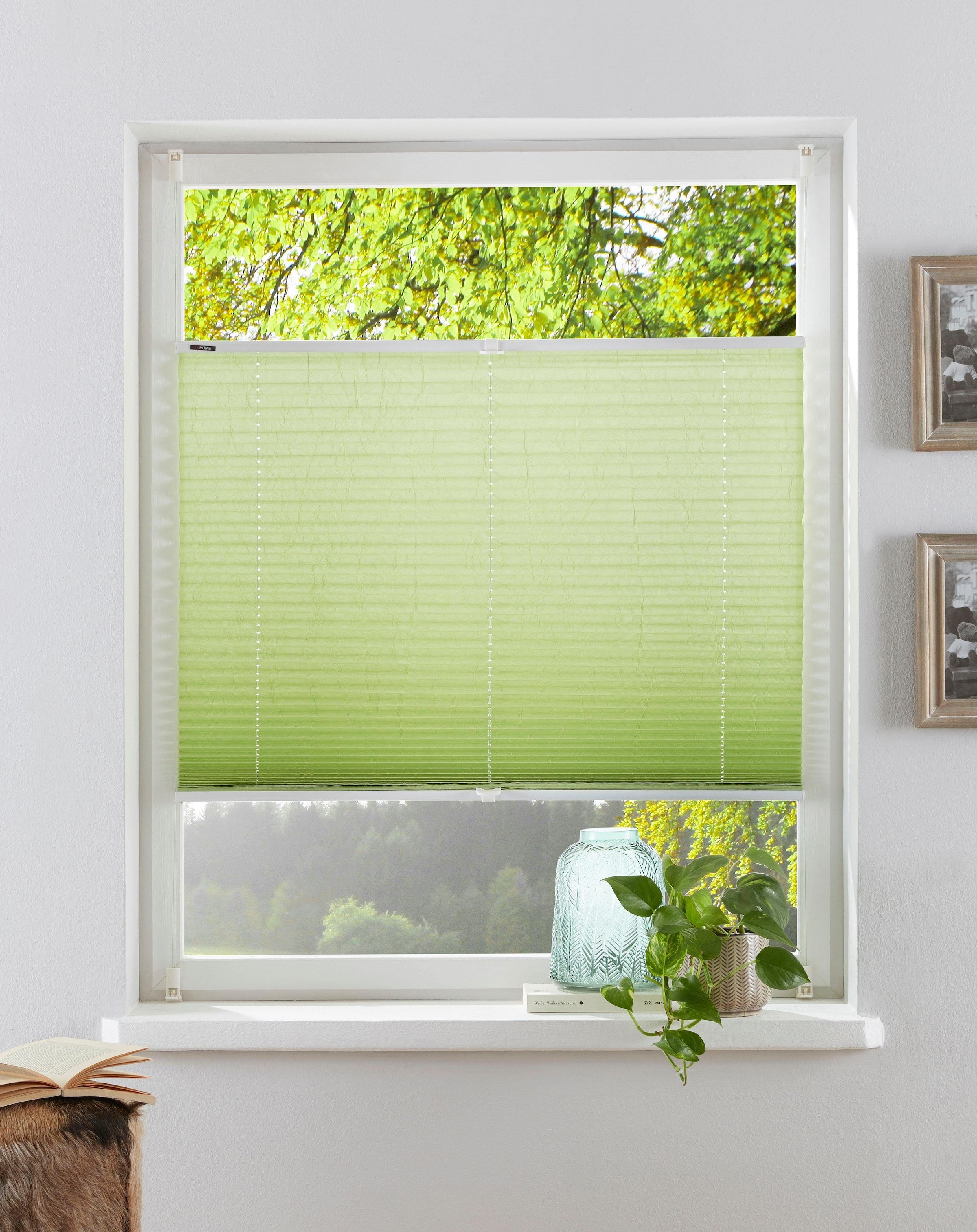 OTTO home Plissee "DAHRA - in Crush-Optik" Lichtschutz ohne Bohren verspann günstig online kaufen