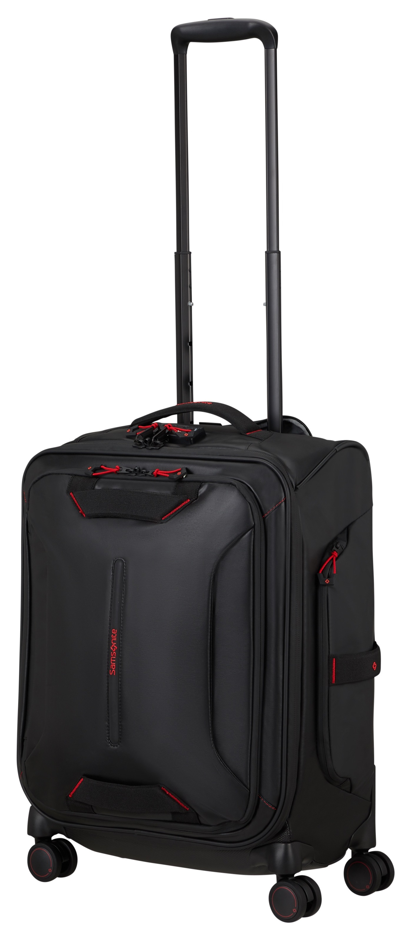 Samsonite Weichgepäck-Trolley »ECODIVER 55«, 4 St. Rollen, Handgepäck Koffer Reisegepäck Weichgepäck-Koffer Fronttasche