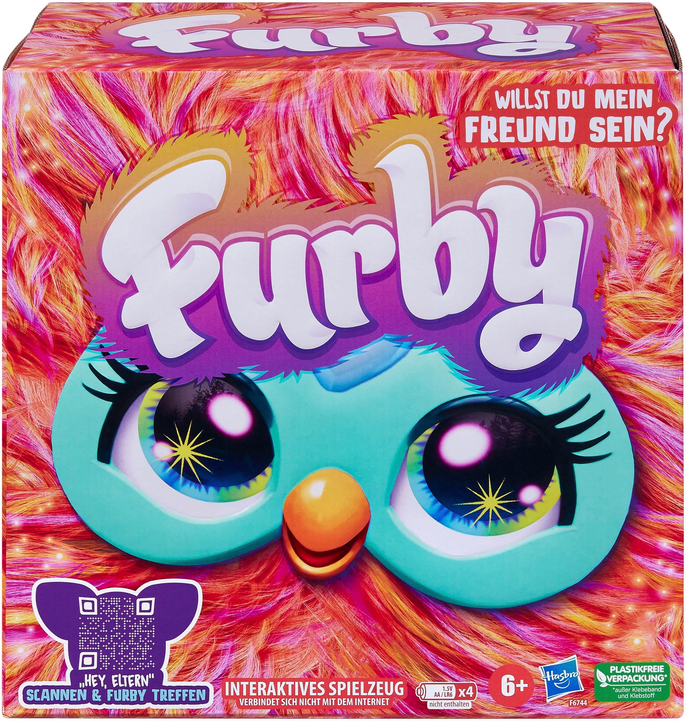 Hasbro Plüschfigur »Furby, orange«