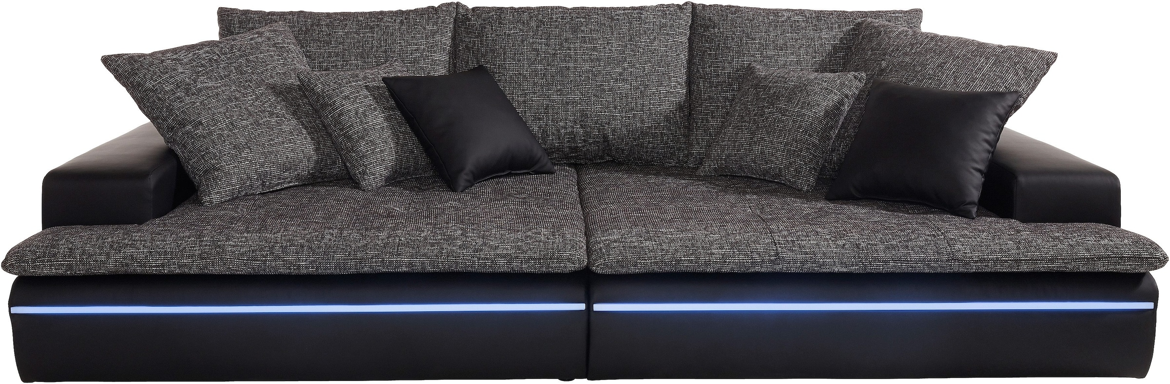 INOSIGN Big-Sofa "Haiti", wahlweise mit Kaltschaum (140kg Belastung/Sitz) und RGB-Beleuchtung