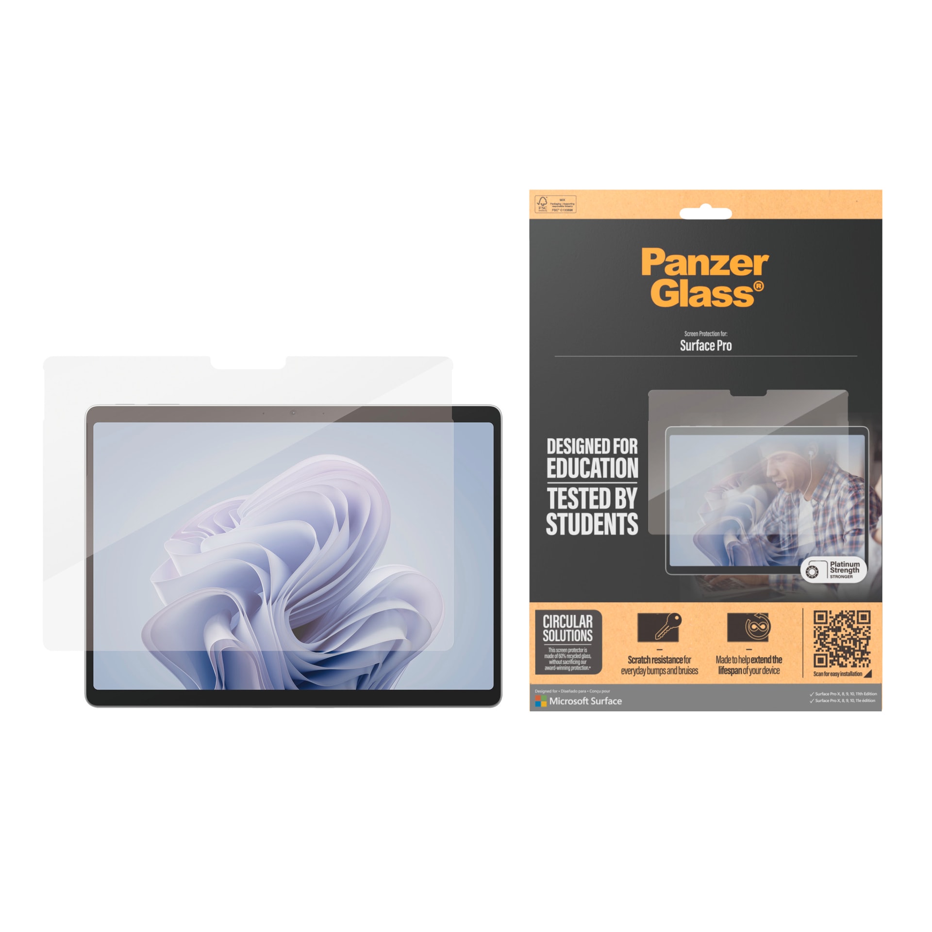 CARE by PanzerGlass Displayschutzfolie »Screen Protector« ...