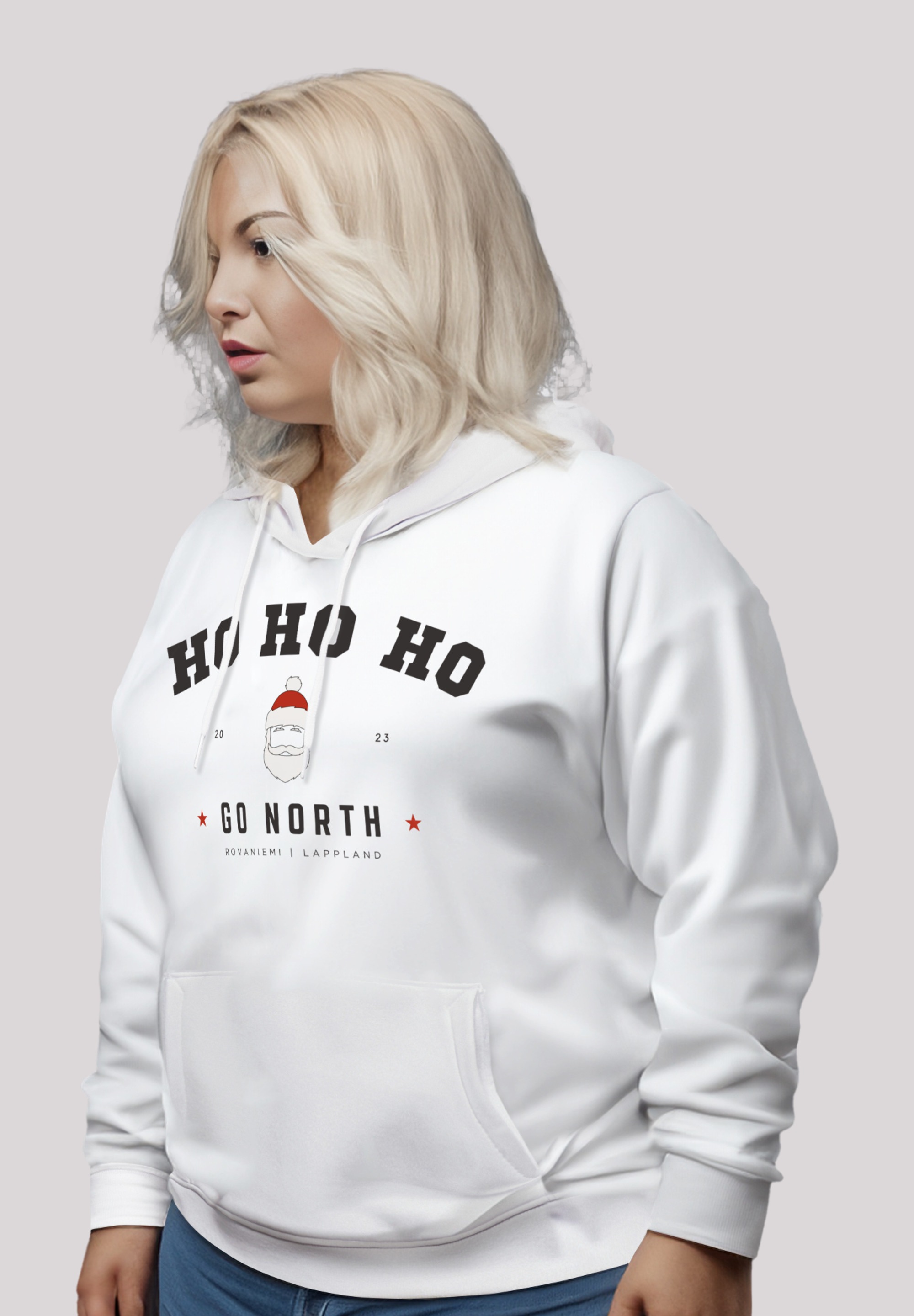 F4NT4STIC Kapuzenpullover »Ho Ho Ho Santa Weihnachten PLUSSIZE«, Premium Qualität