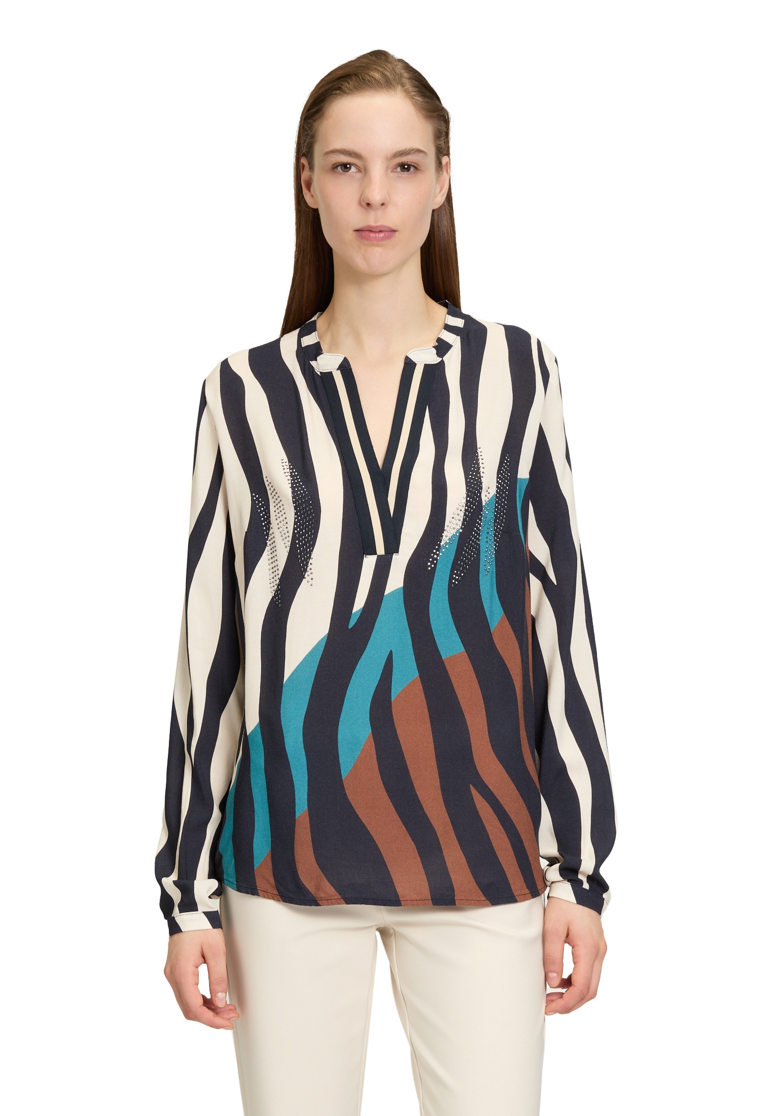 Longbluse »Betty Barclay Longbluse mit Stehkragen«