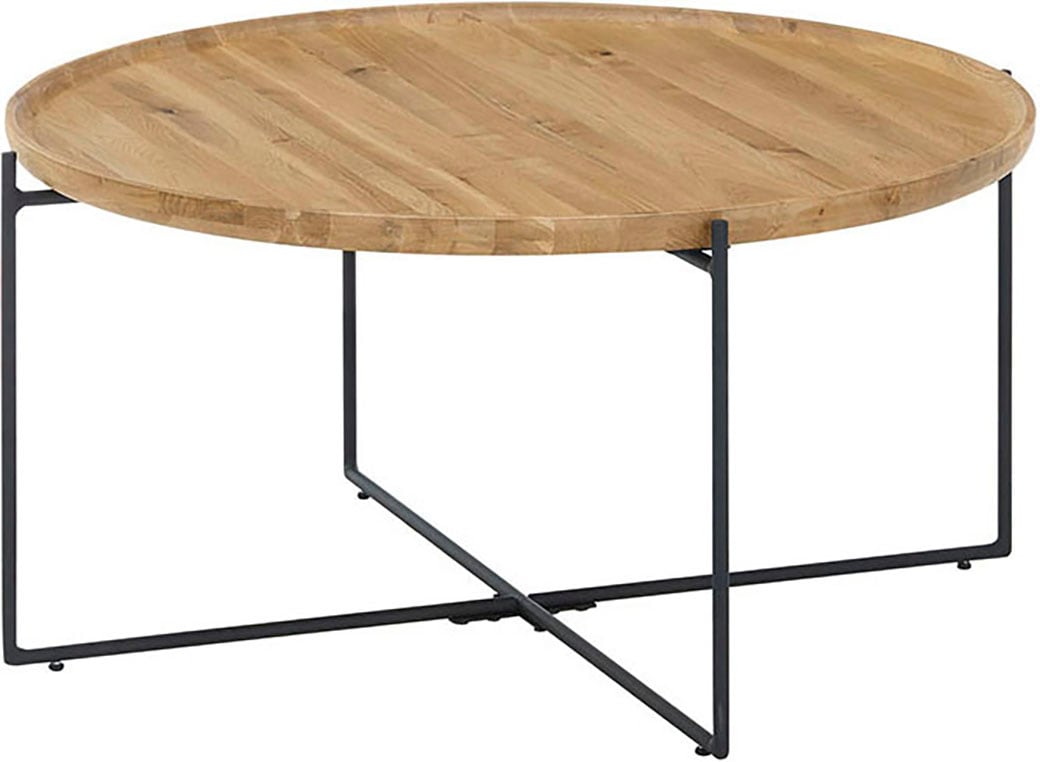 MCA furniture Couchtisch "TREVISO Top Eiche massiv 30mm", Eiche massiv natu günstig online kaufen