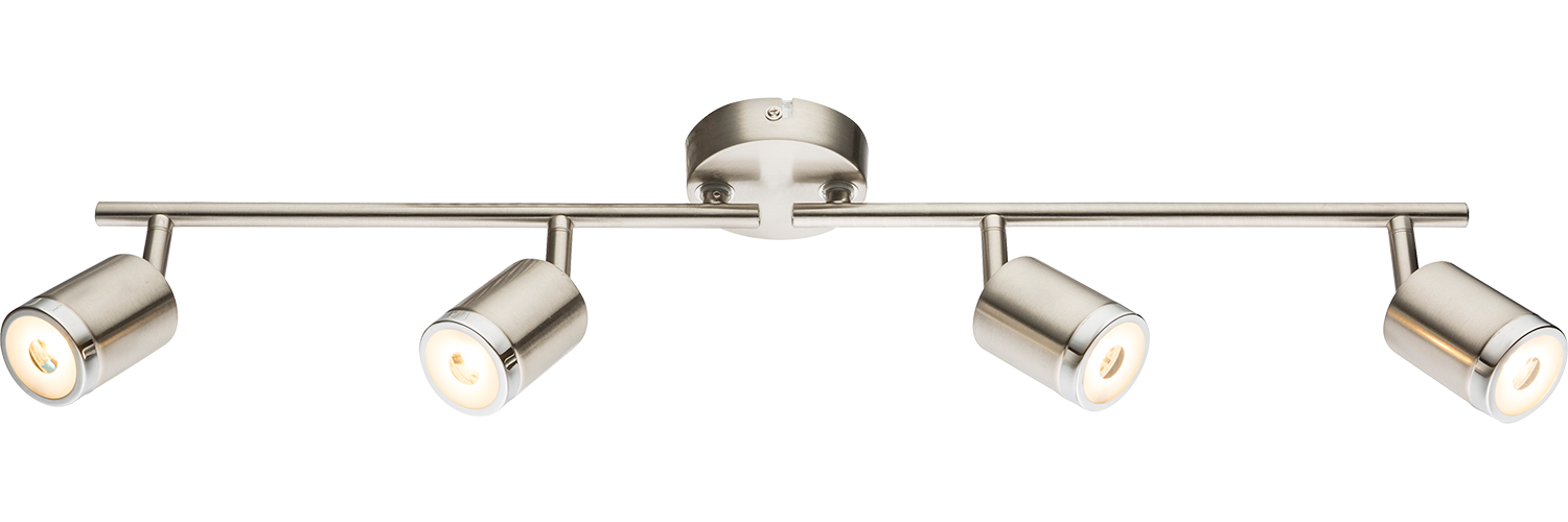GLOBO LIGHTING LED Deckenstrahler »COMORE«, Leuchtmittel LED-Modul | LED fest integriert, Deckenspot/verchromt/Acryl satiniert/Flur/Wohnzimmer