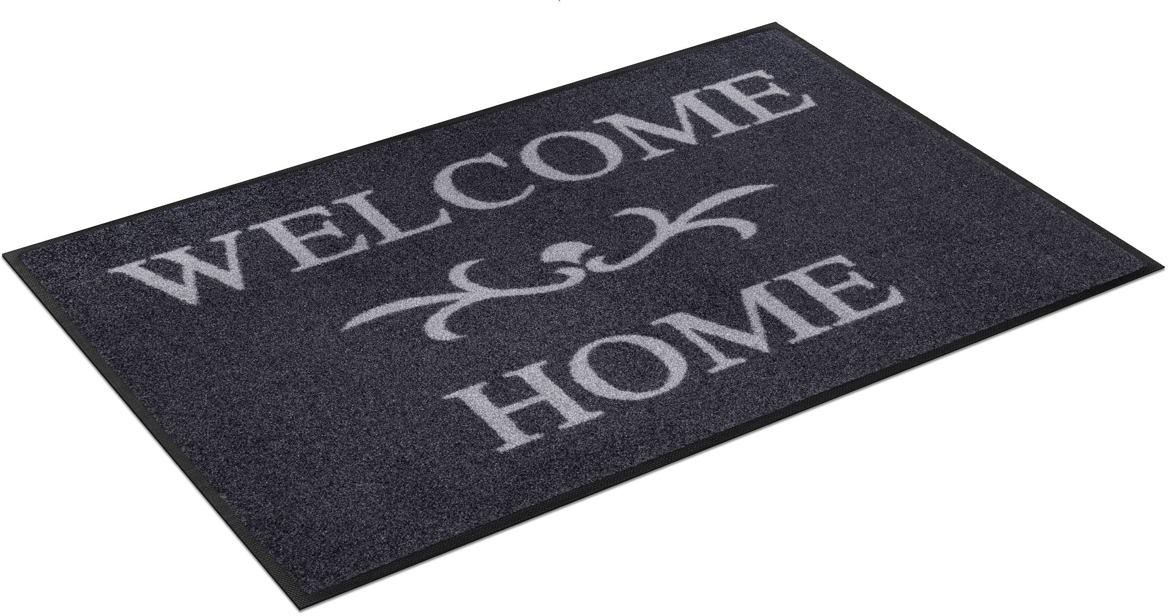 Fußmatte In- Home«, »Welcome und Kleen-Tex | BAUR by geeignet, Outdoor wash+dry rechteckig, mit Schmutzfangmatte, Spruch, waschbar