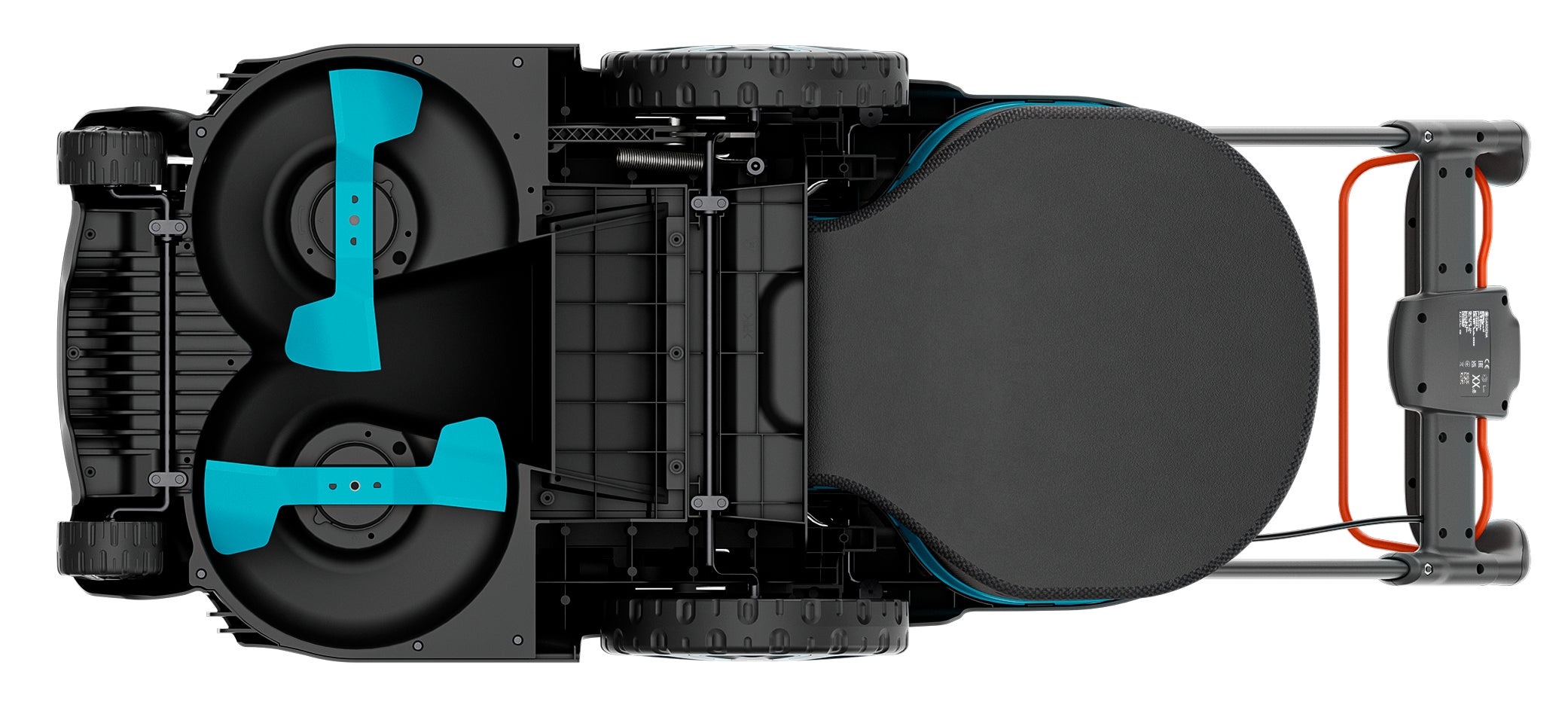 GARDENA Akkurasenmäher »PowerMax Duo 46/36V P4A Ready-To-Use Set 2« mit zwei Messern und POWER FOR ALL-Akku