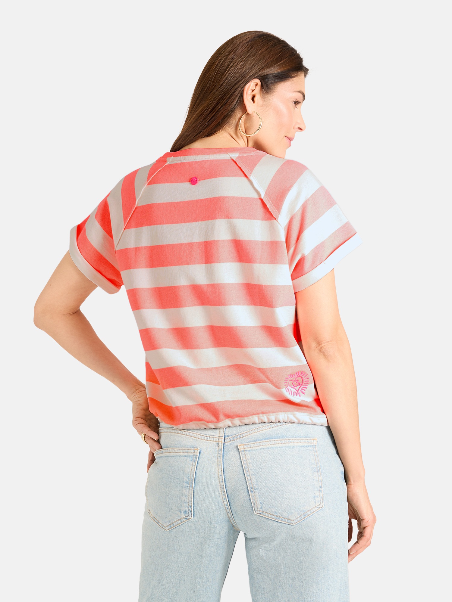 Lieblingsstück T-Shirt "SallyL" mit Bindeband im Saum günstig online kaufen