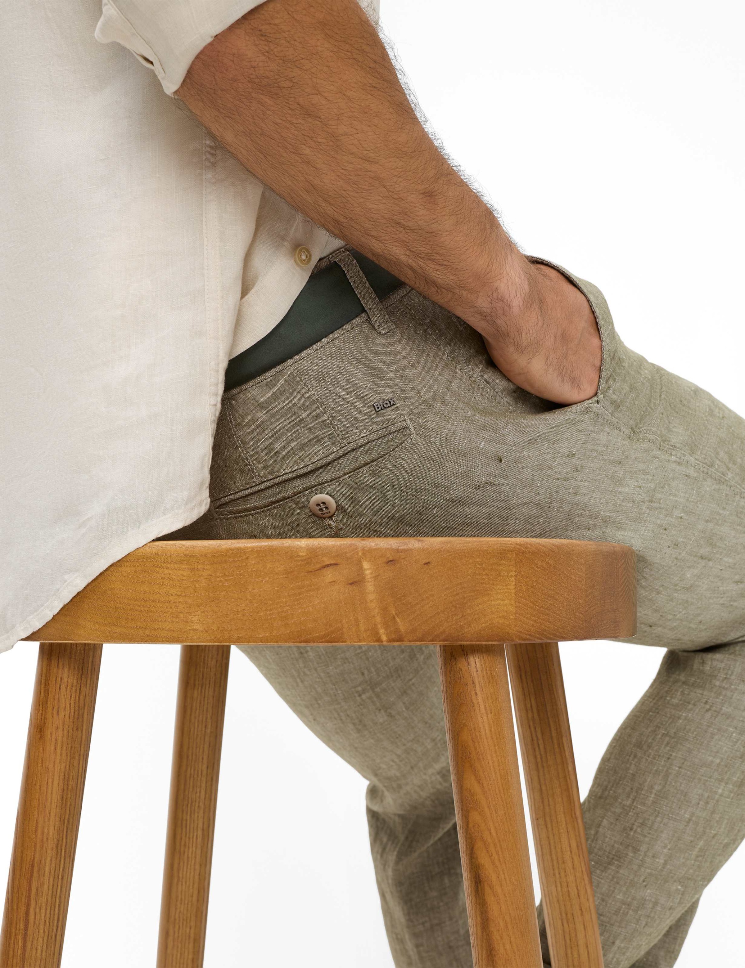 Pantalon Chino BRAX Style Evans Khaki 27 3