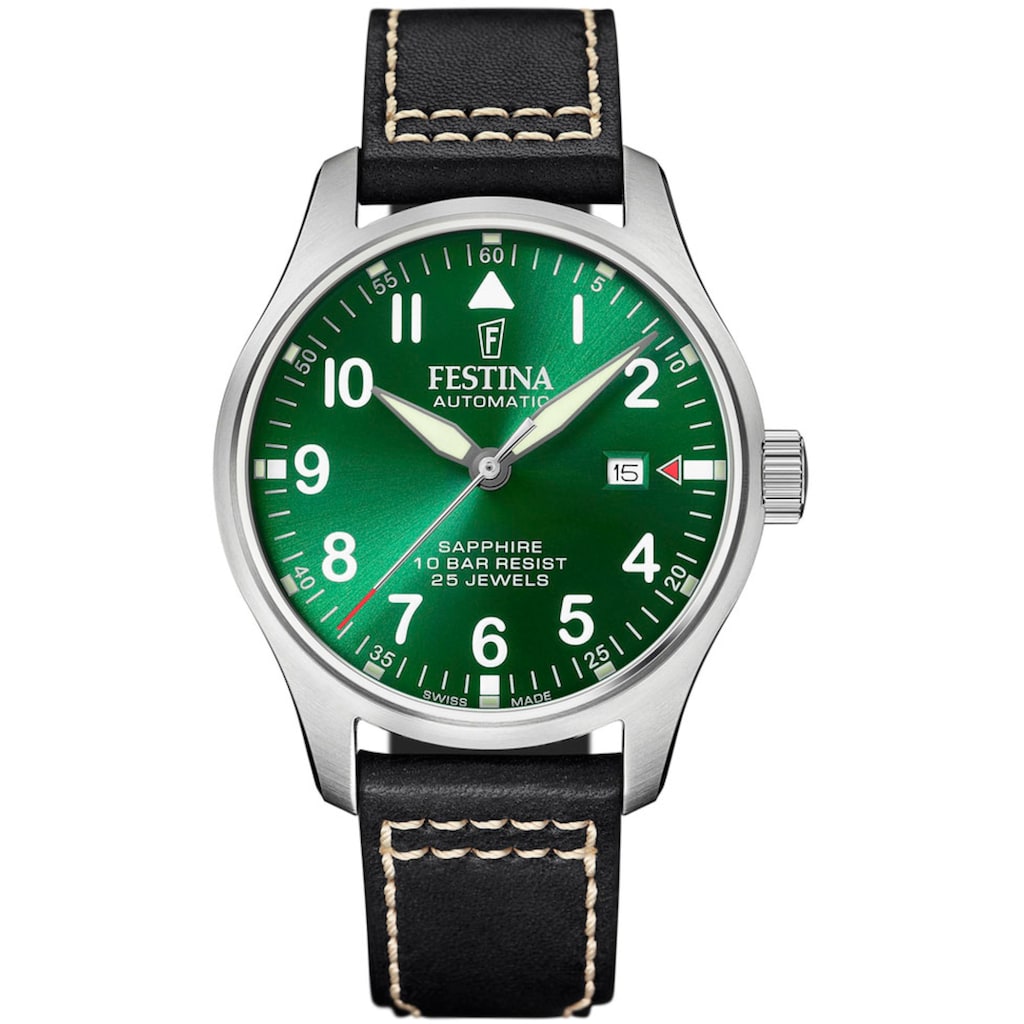 Festina Automatikuhr »Festina Swiss Made Pilot, F20151/2«