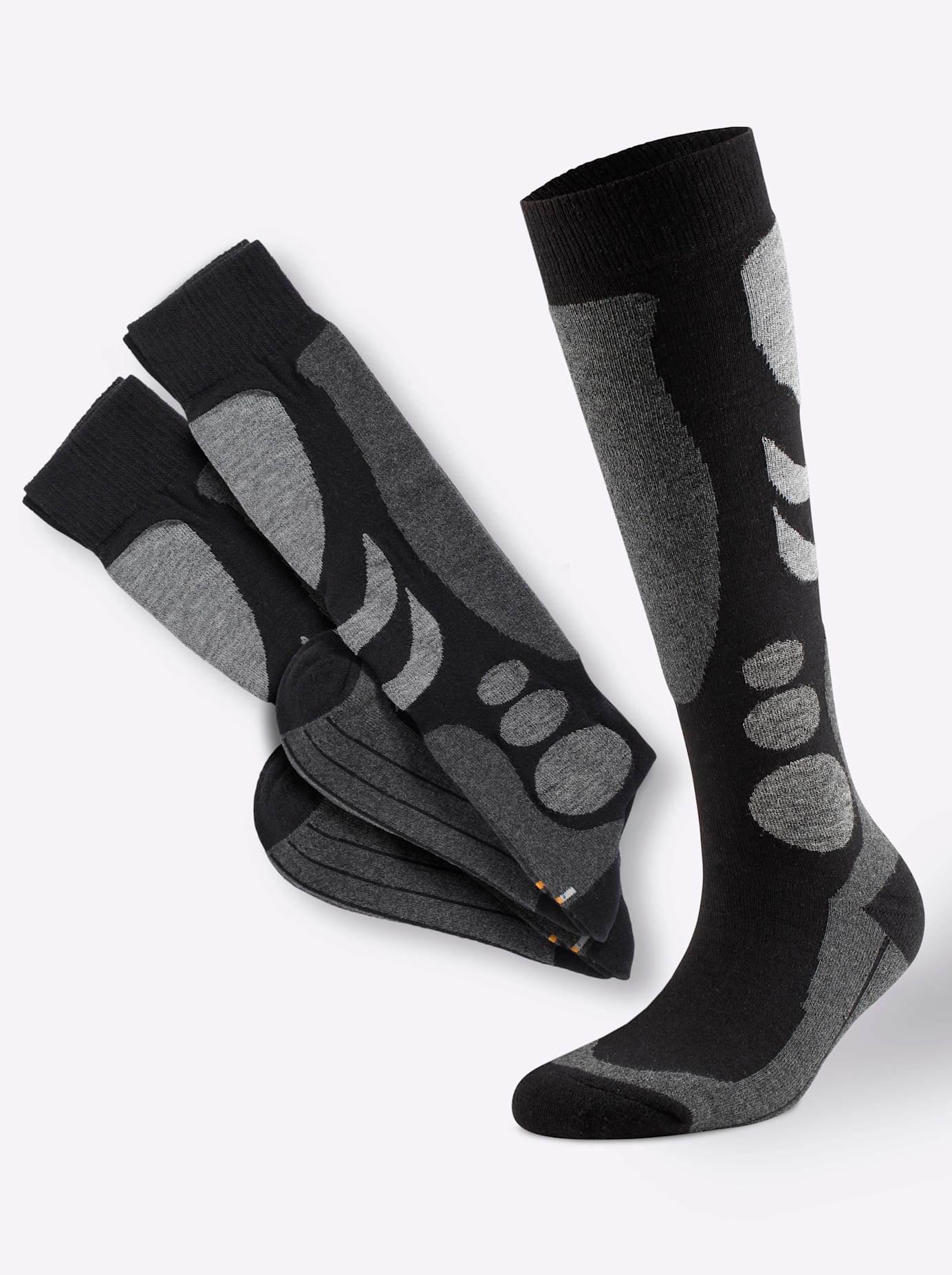 Camano Kniestrümpfe "function", (2 Paar), mit ergonomischer Polsterung an w günstig online kaufen