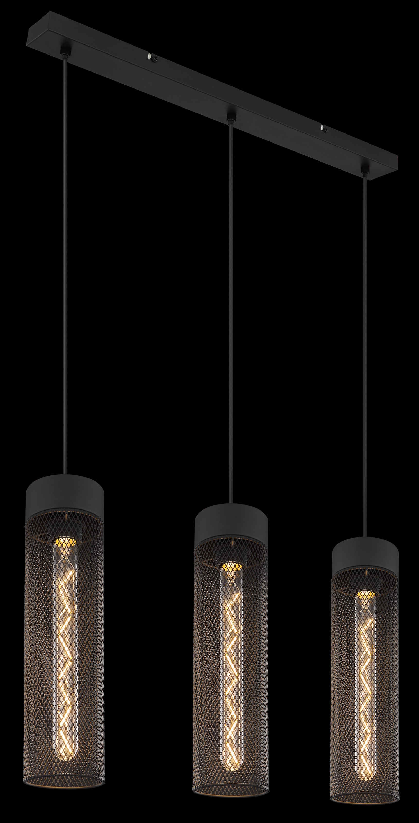 GLOBO LIGHTING Hängeleuchte »HANS«, Leuchtmittel E27 | ohne Leuchtmittel, Hängelampe/Pendelleuchte/Esszimmer/Wohnzimmer/Esstisch