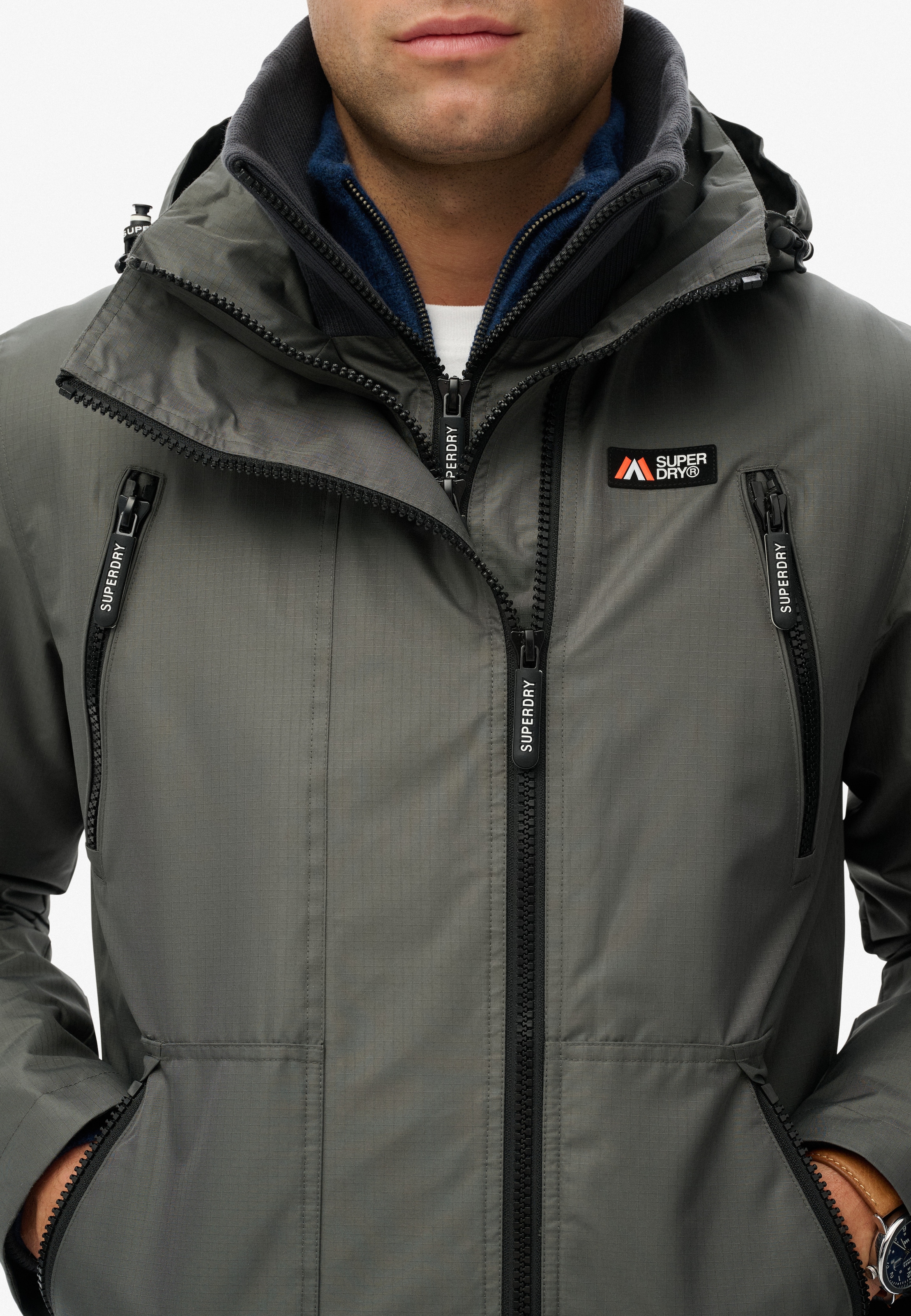 Superdry Outdoorjacke »HOODED MTN WINDBREAKER JACKET«, mit Kapuze