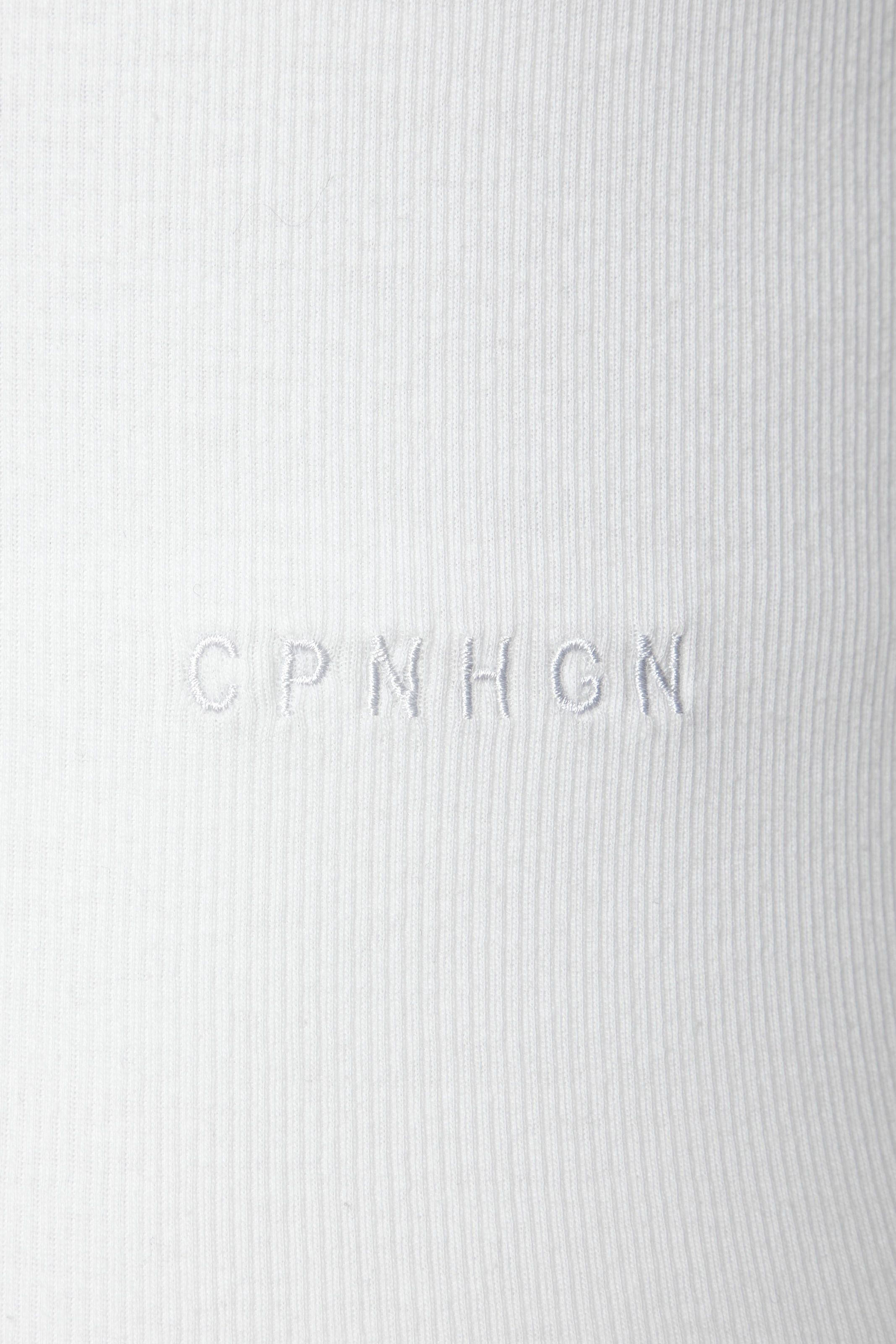 Copenhagen Studios Achseltop »mit hochwertiger Logostickerei«, aus gerippter Bio-Baumwollqualität
