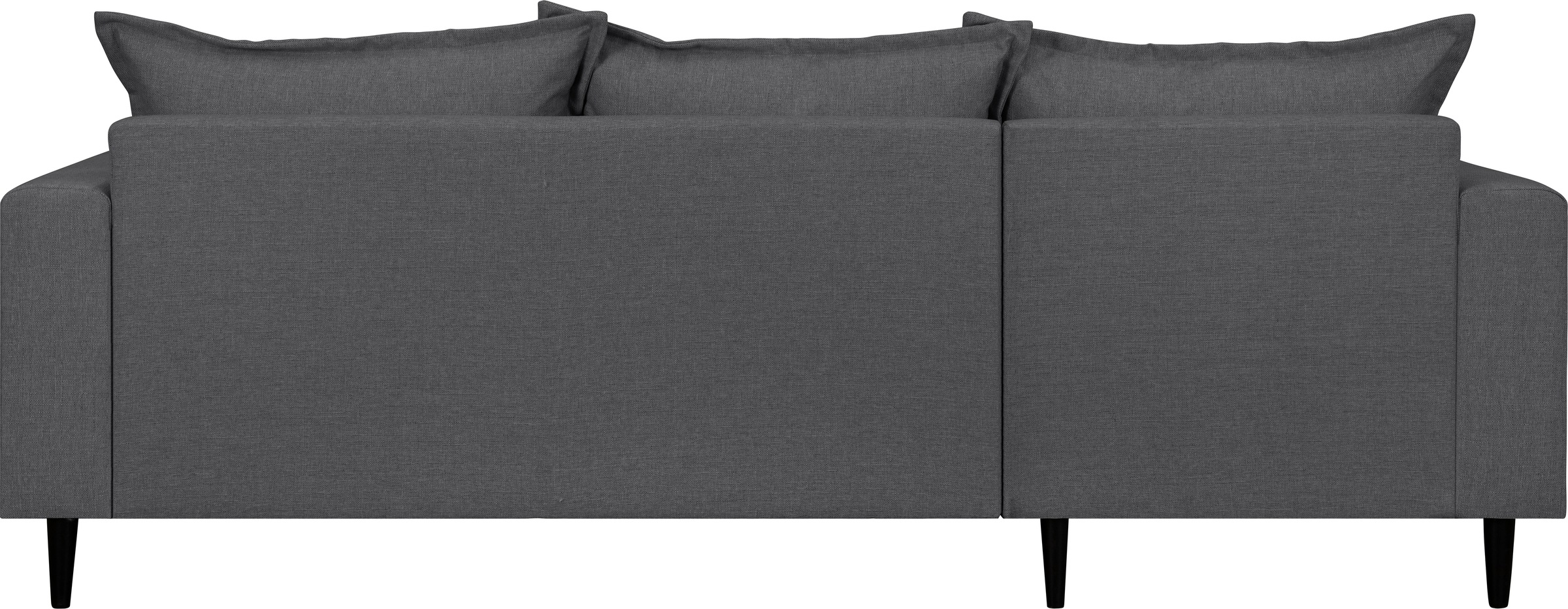Home affaire Ecksofa »VEYRAS L-Form, hoher Sitzkomfort, Maße B/T/H: 230/150/76 cm«, mit Wellenunterfederung, incl. Rückenkissen und Zierkissen