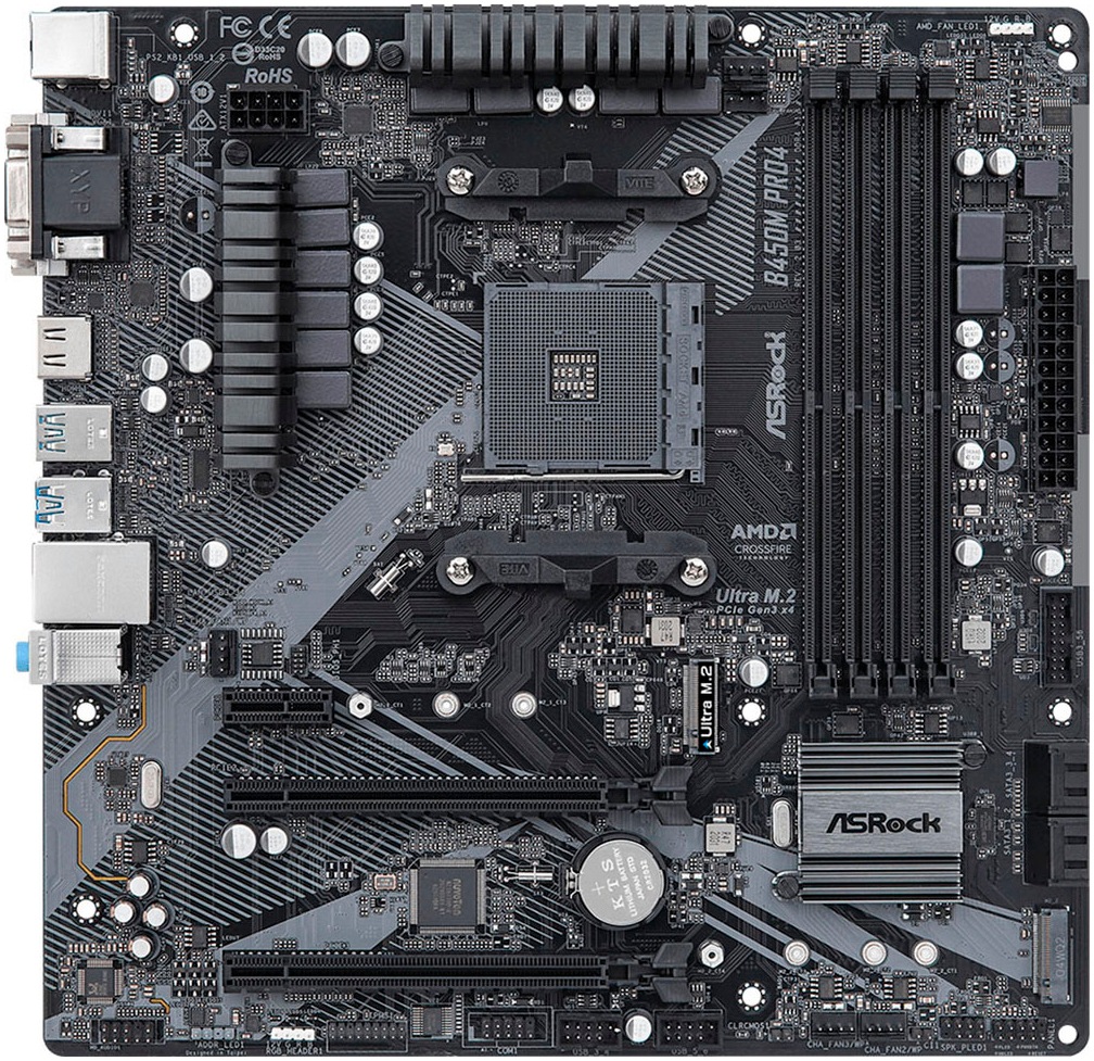 Asrock Mainboard »B450M Pro4 R2.0«