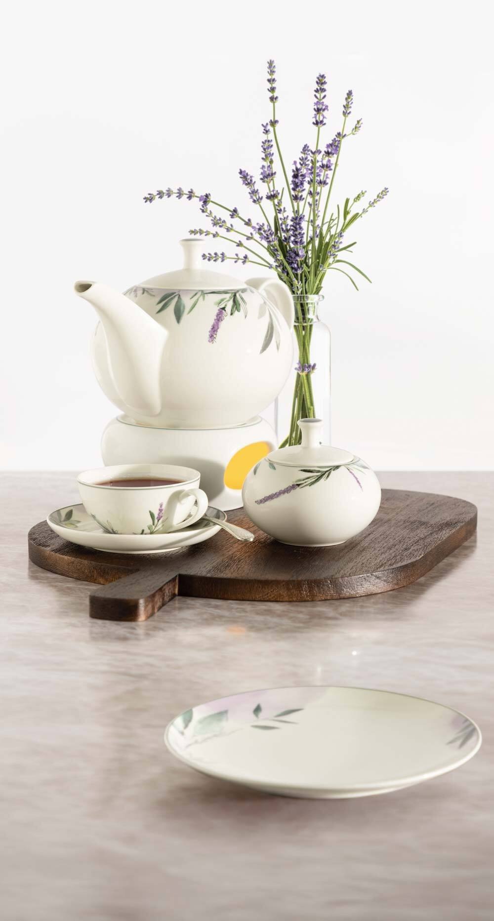 Seltmann Weiden Milch- und Zuckerset »Milch- & Zuckerset Savona Provence 2er Set bunt-beige« Spülmaschinenfest, Mikrowellensicher, Ofenfest