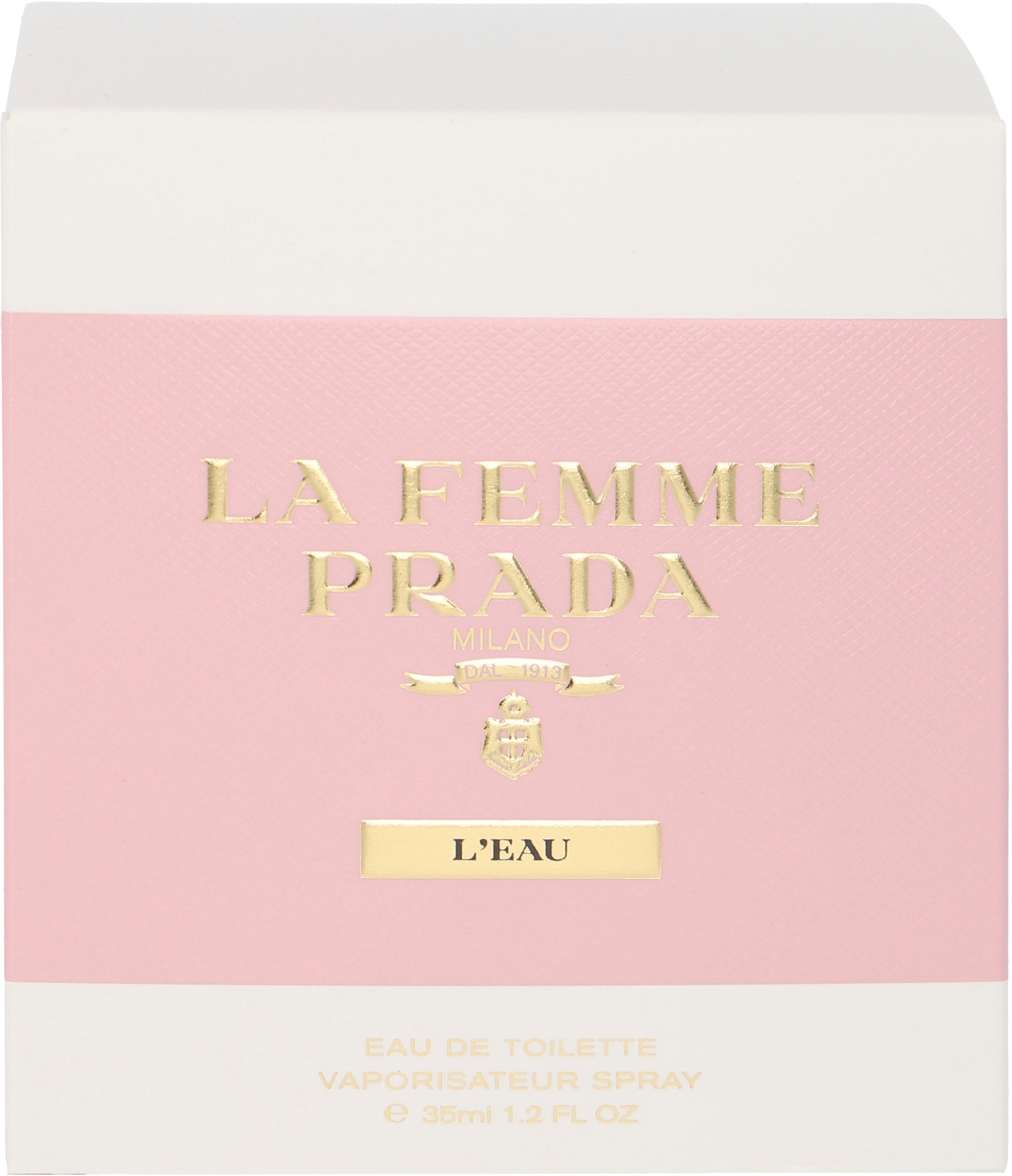 PRADA Eau de Toilette »Prada La Femme L'Eau«, Blumig-zitrischer Duft mit Mandarinenorange, Tuberose und Holz.