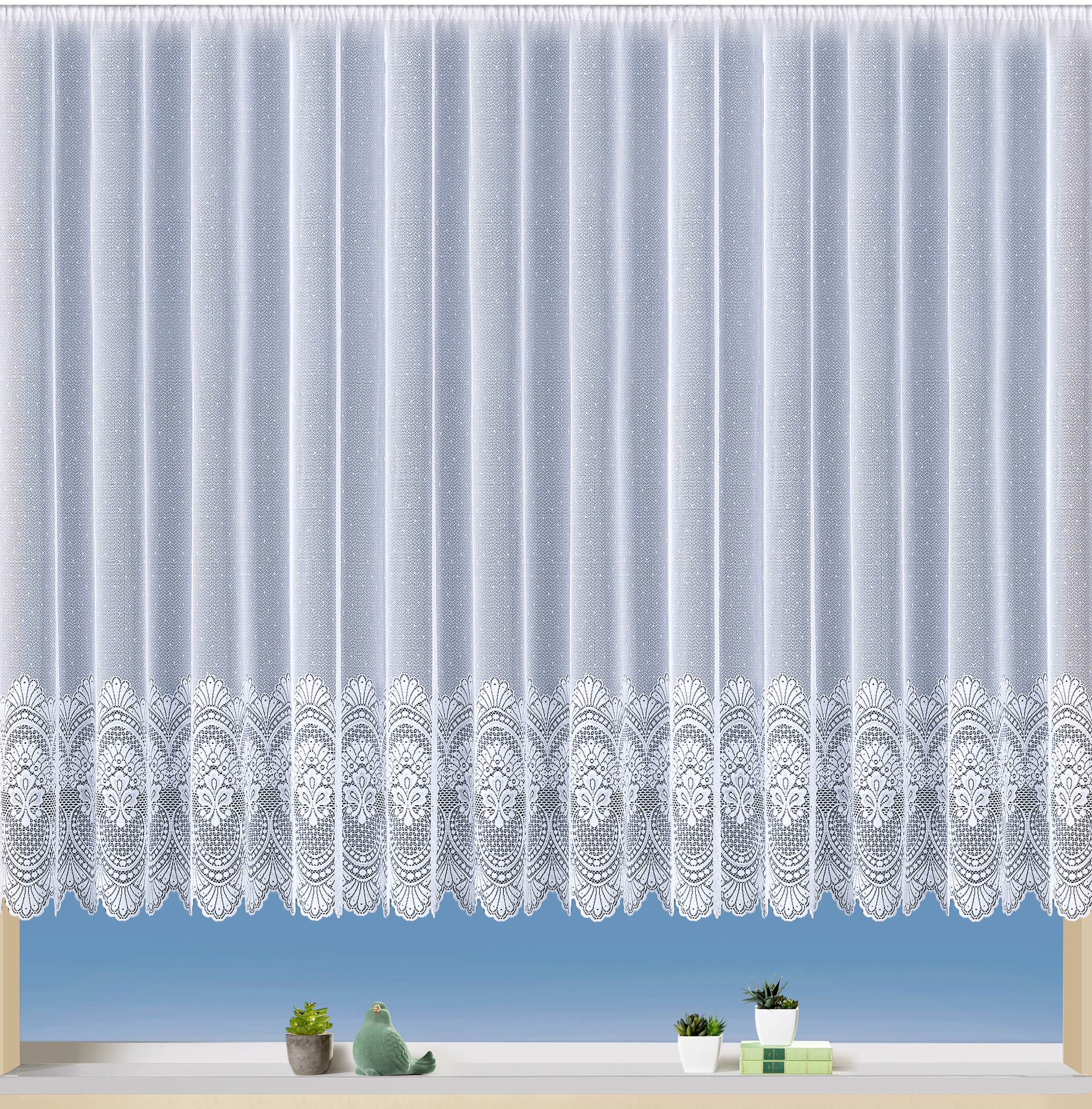 Weckbrodt Gardine ""Napoli", Weckbrodt" Kräuselband 1 Stk. tlg. jacquard, g günstig online kaufen